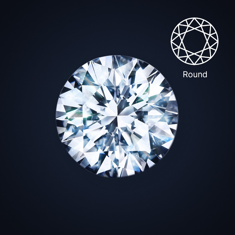 Cushion-cut diamonds