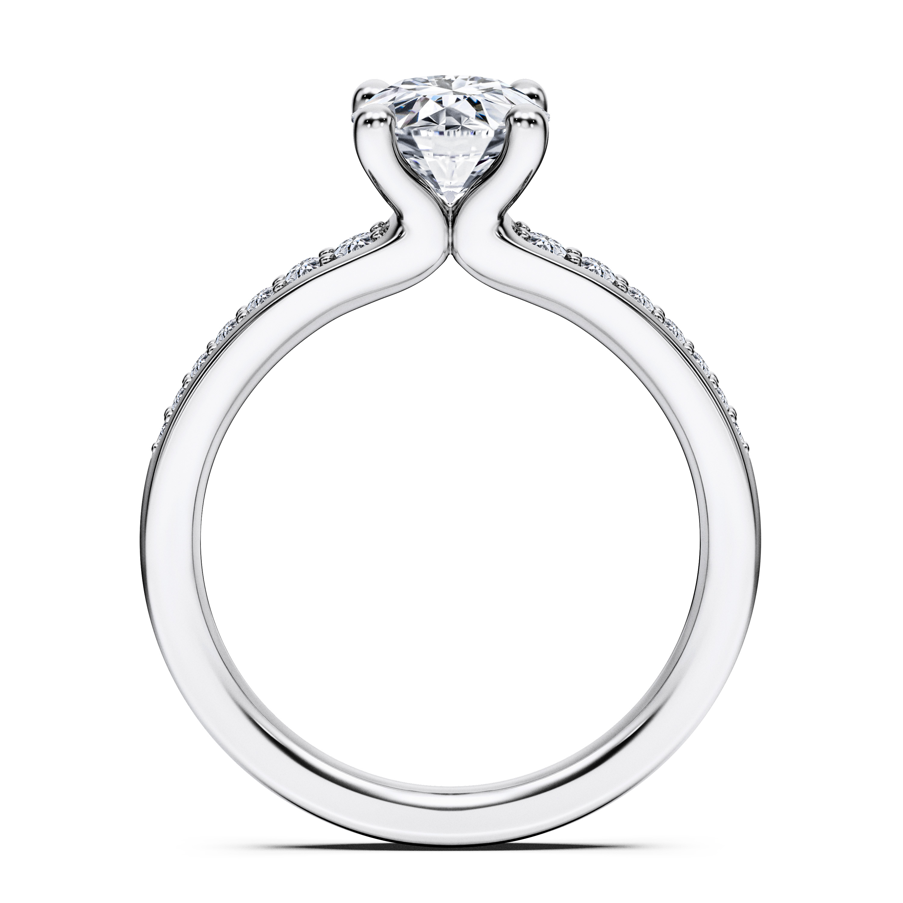 Spark Side Stones Diamond Engagement Ring Spark Side Stones Ring Alternate shot 4