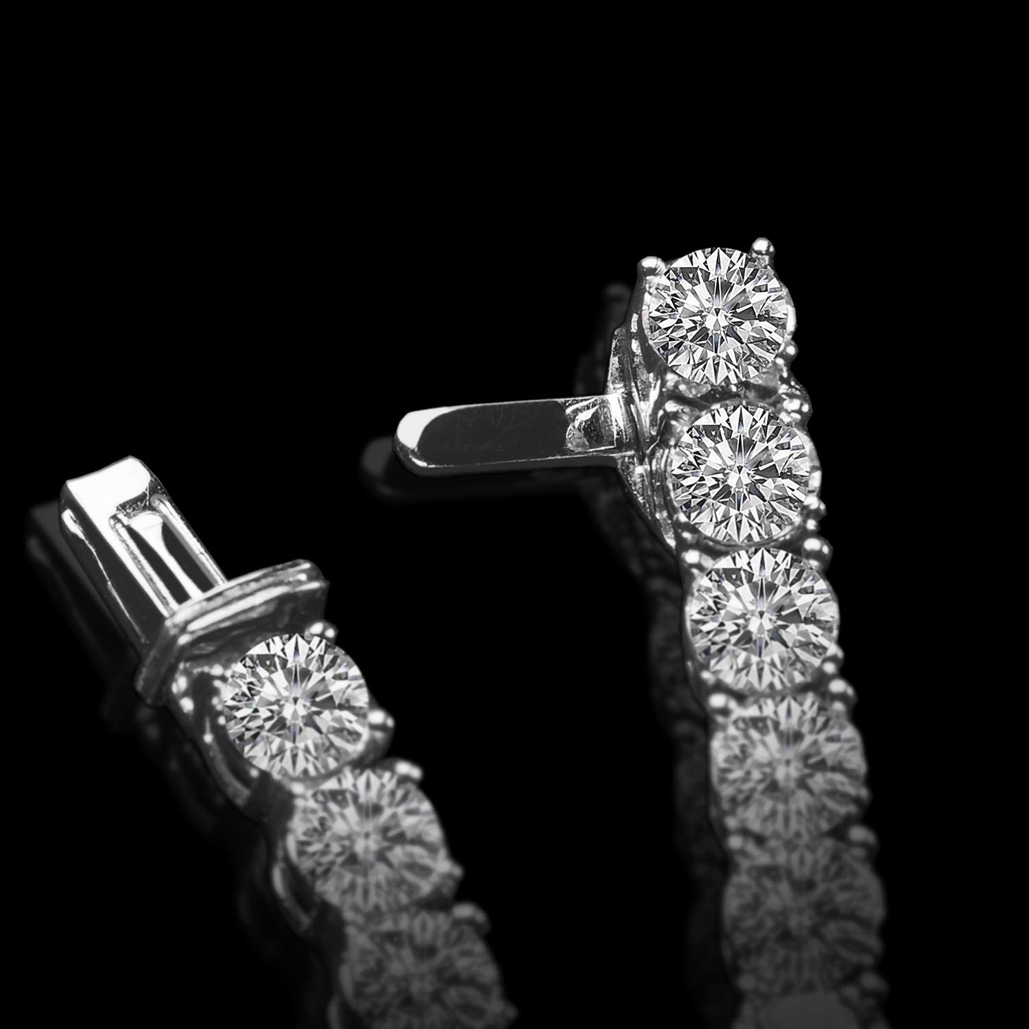 The Moon Ocean Pendants in Platinum Alternate shot 3