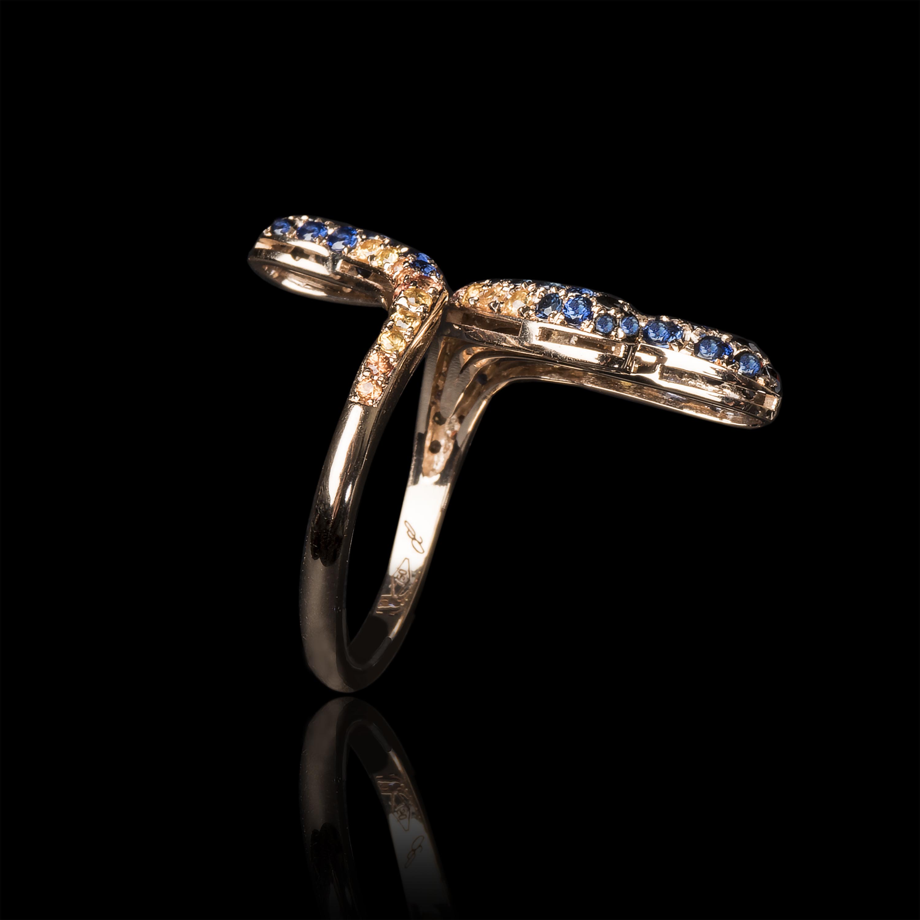 The Moon Ocean Sets in 18ct Rose Gold Alternate shot 4