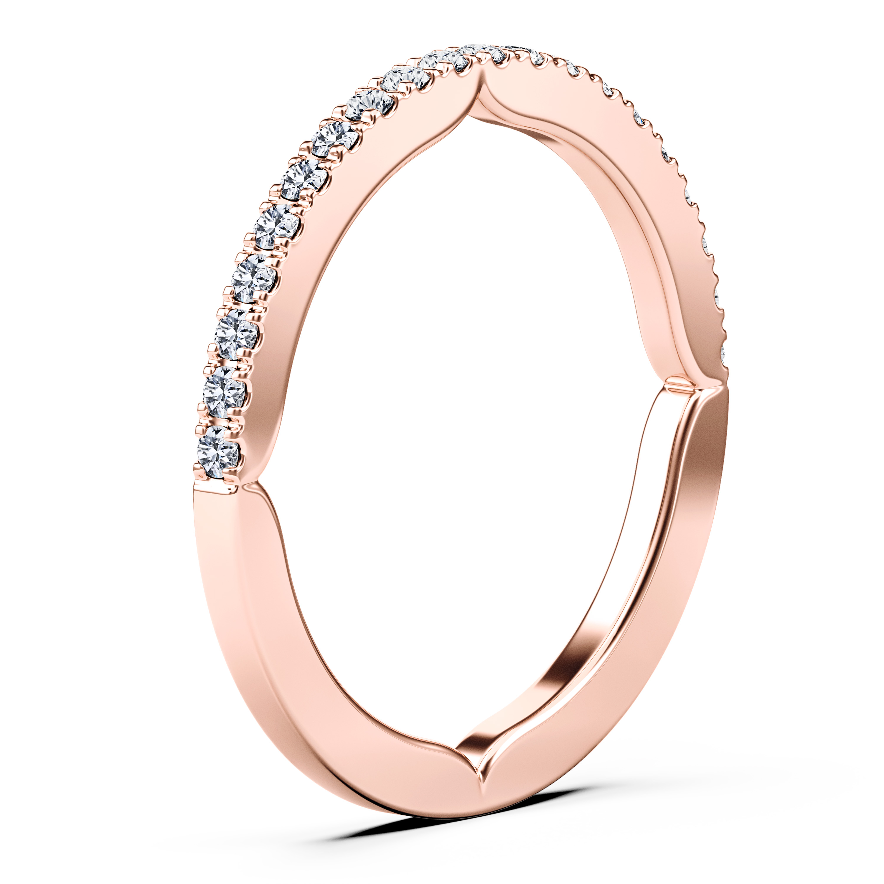 Euphoria Wedding Ring in 18ct Rose Gold Alternate shot 3