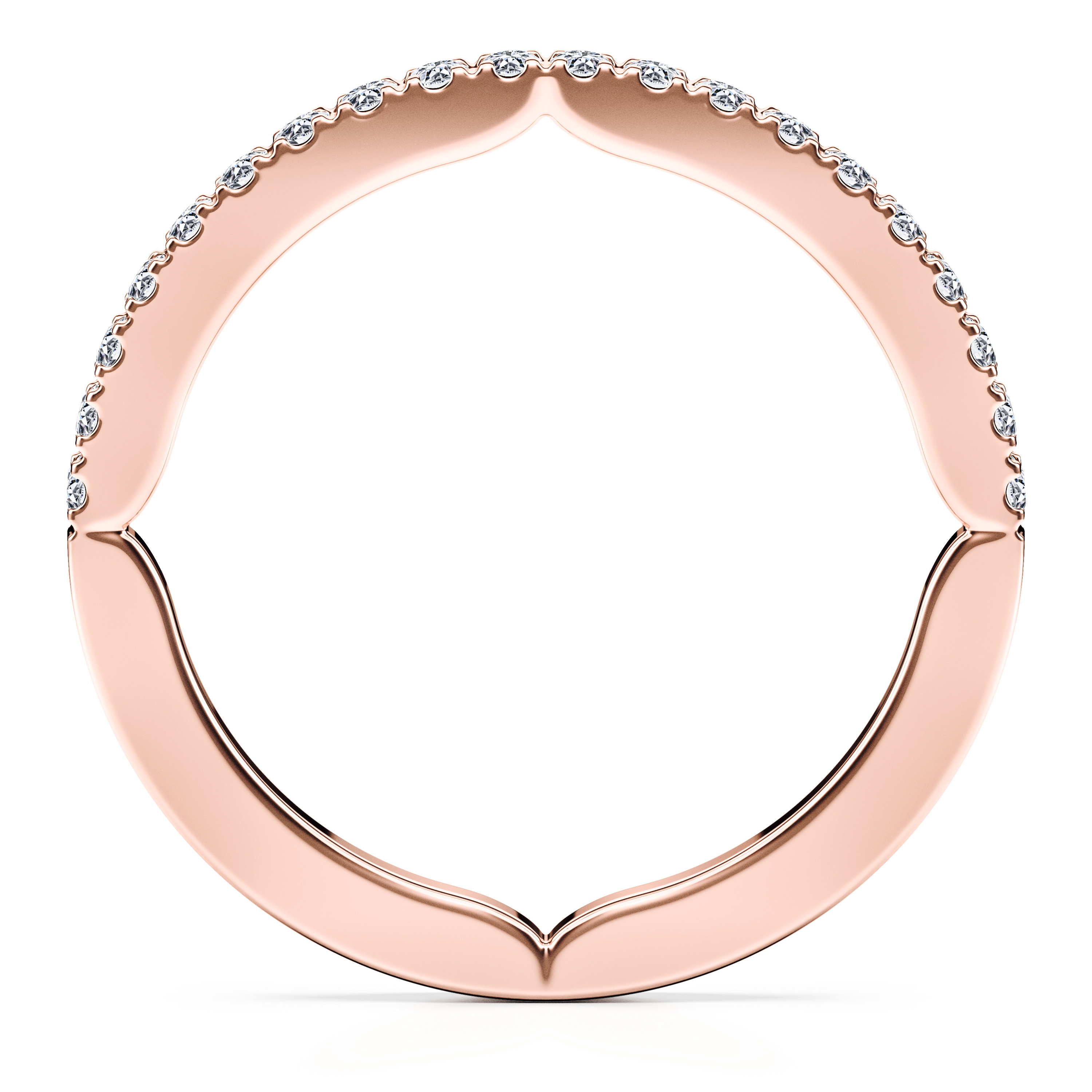 Euphoria Wedding Ring in 18ct Rose Gold Alternate shot 4