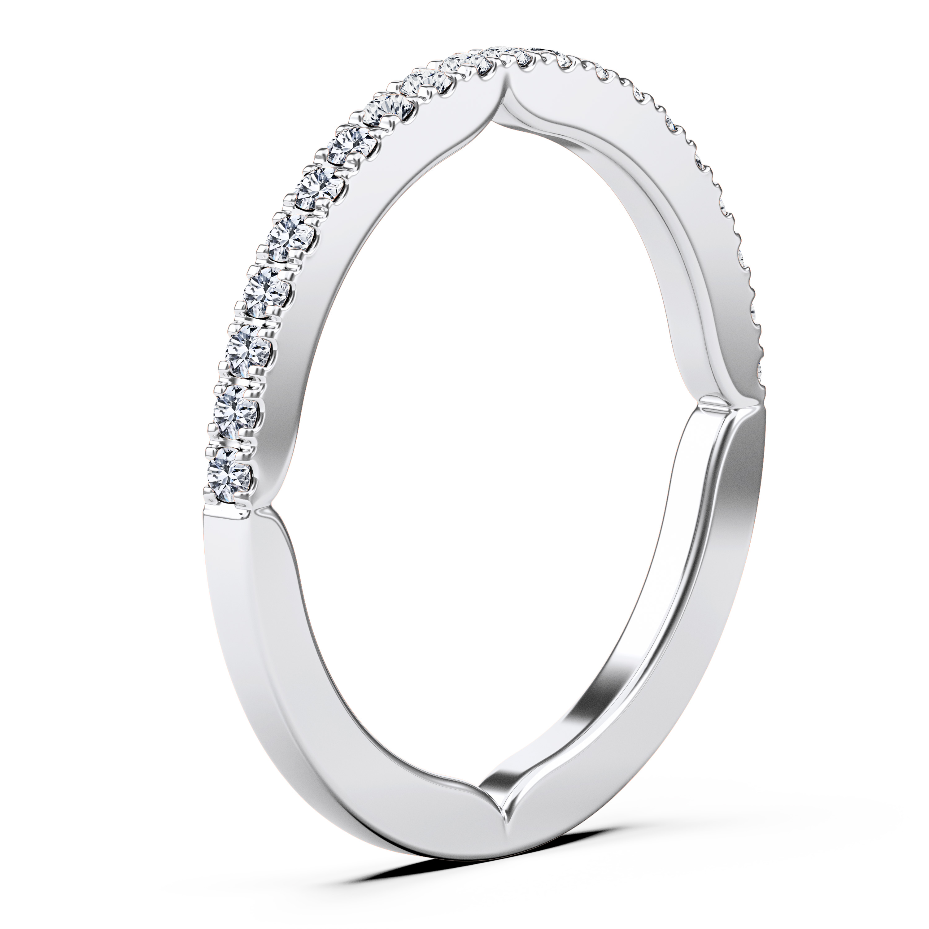 Euphoria Wedding Ring in Platinum Alternate shot 3