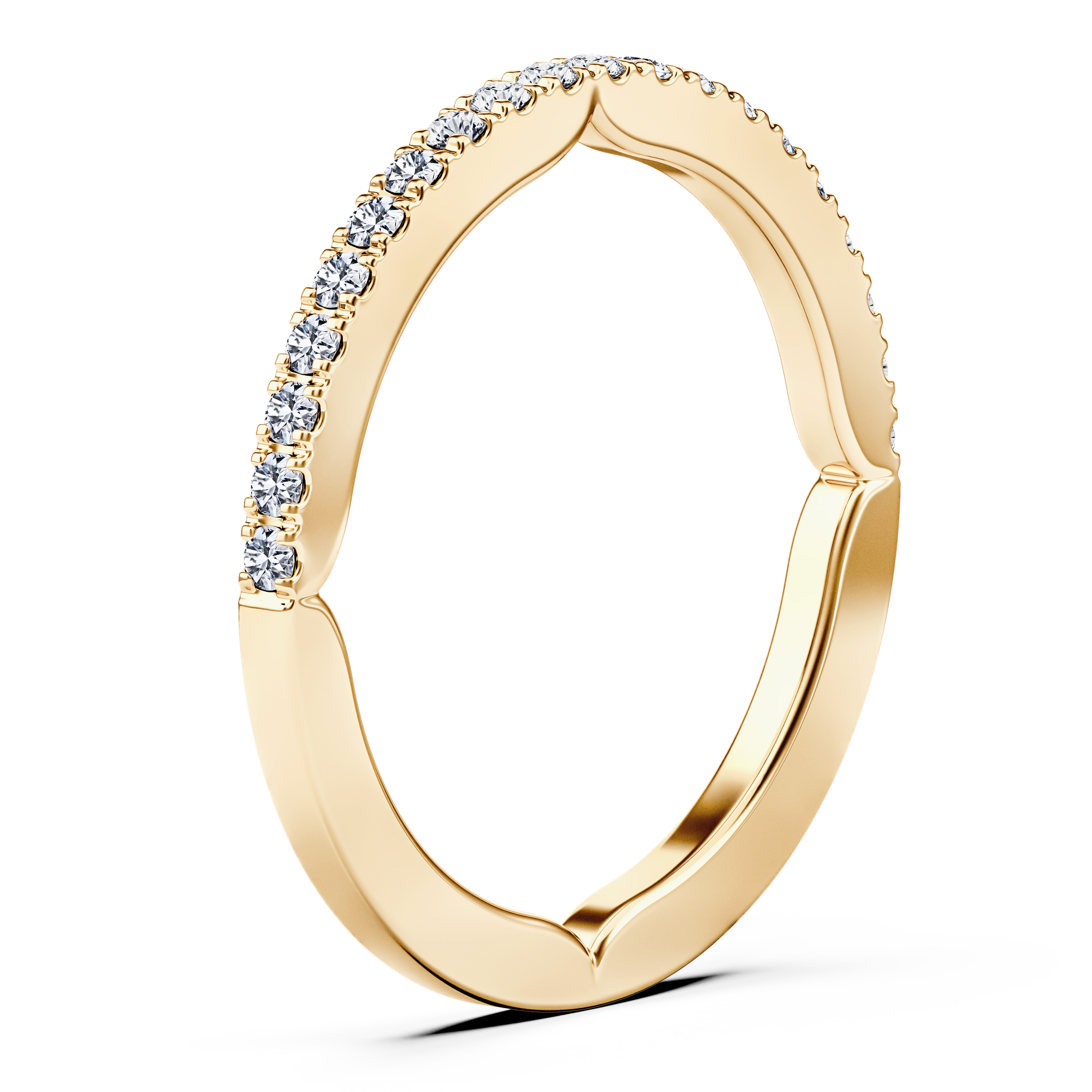 Euphoria Wedding Ring in 18ct Yellow Gold Alternate shot 3