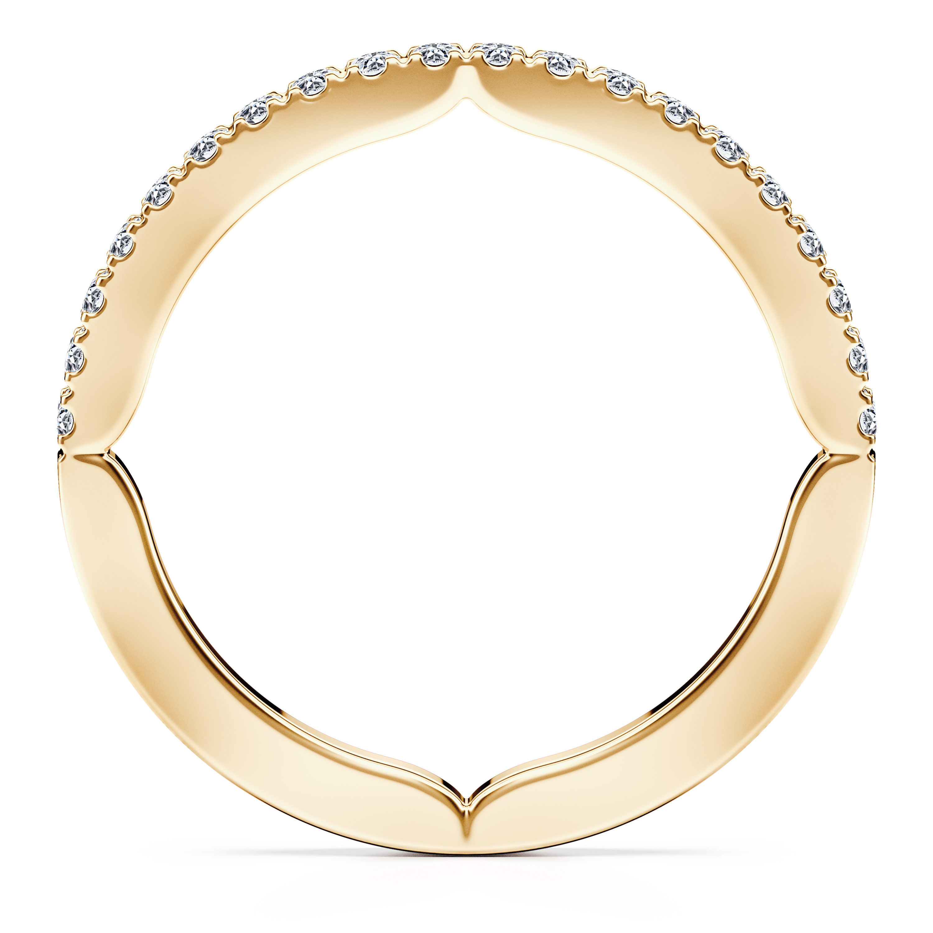 Euphoria Wedding Ring in 18ct Yellow Gold Alternate shot 4