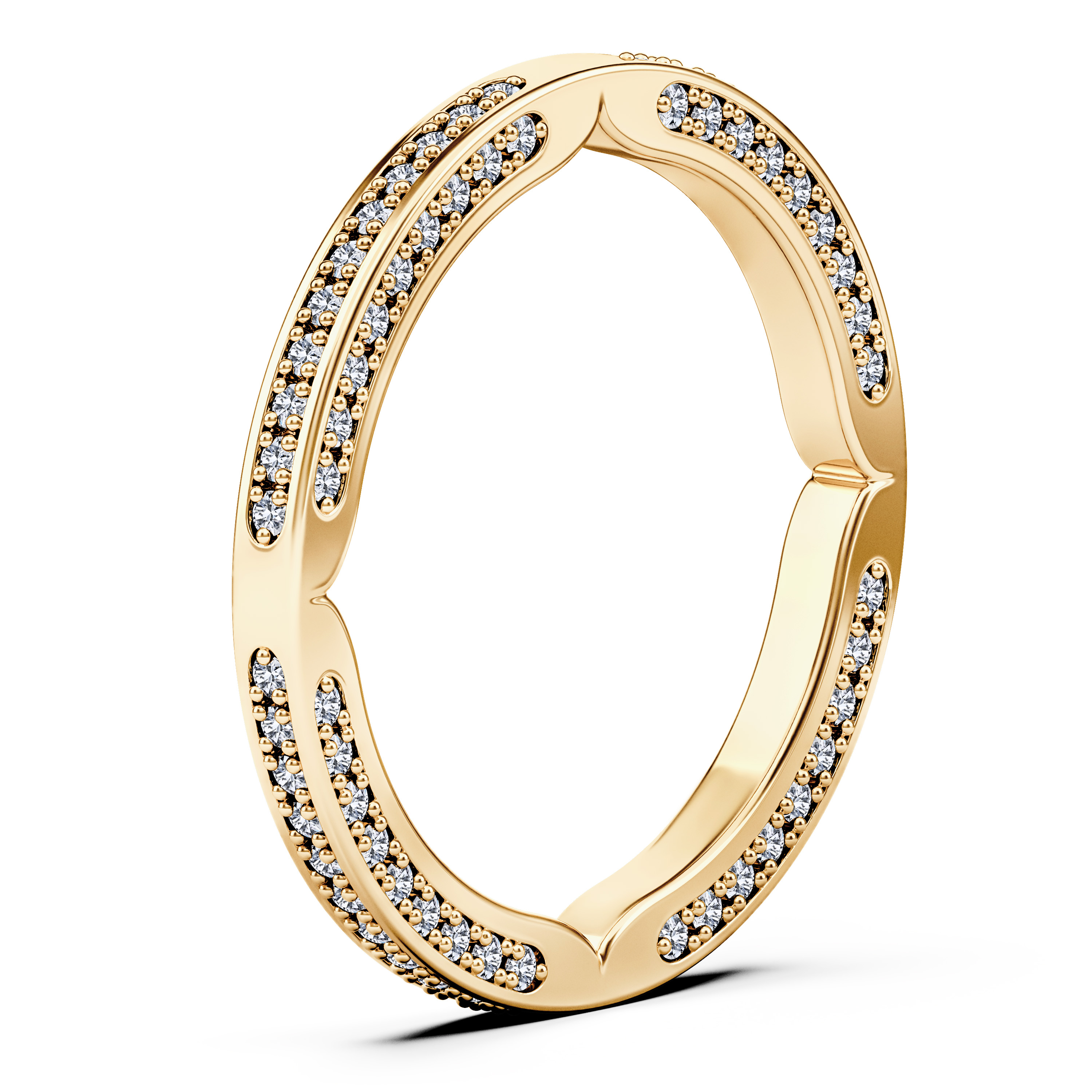 Euphoria Wedding Ring in 18ct Yellow Gold Alternate shot 3