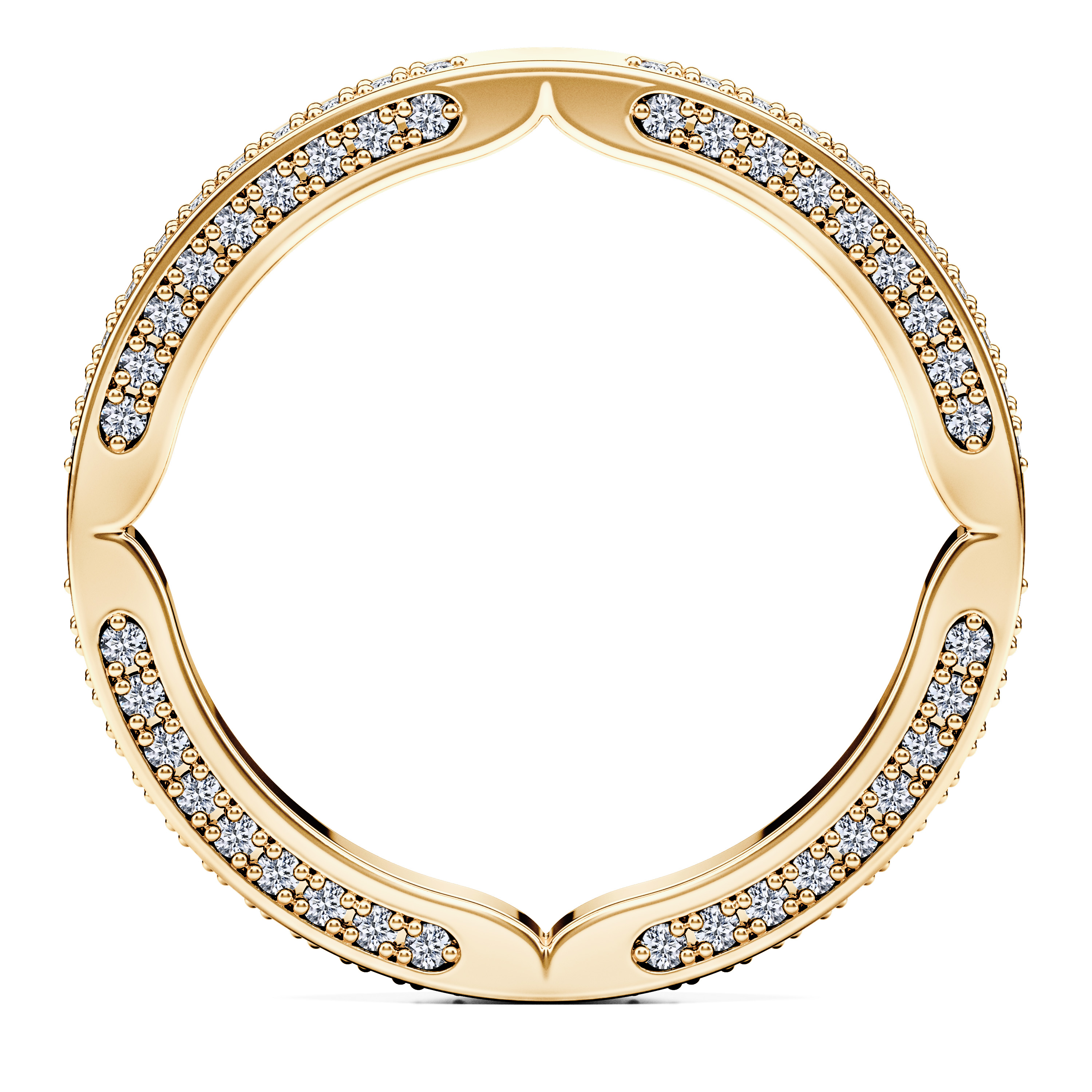 Euphoria Wedding Ring in 18ct Yellow Gold Alternate shot 4