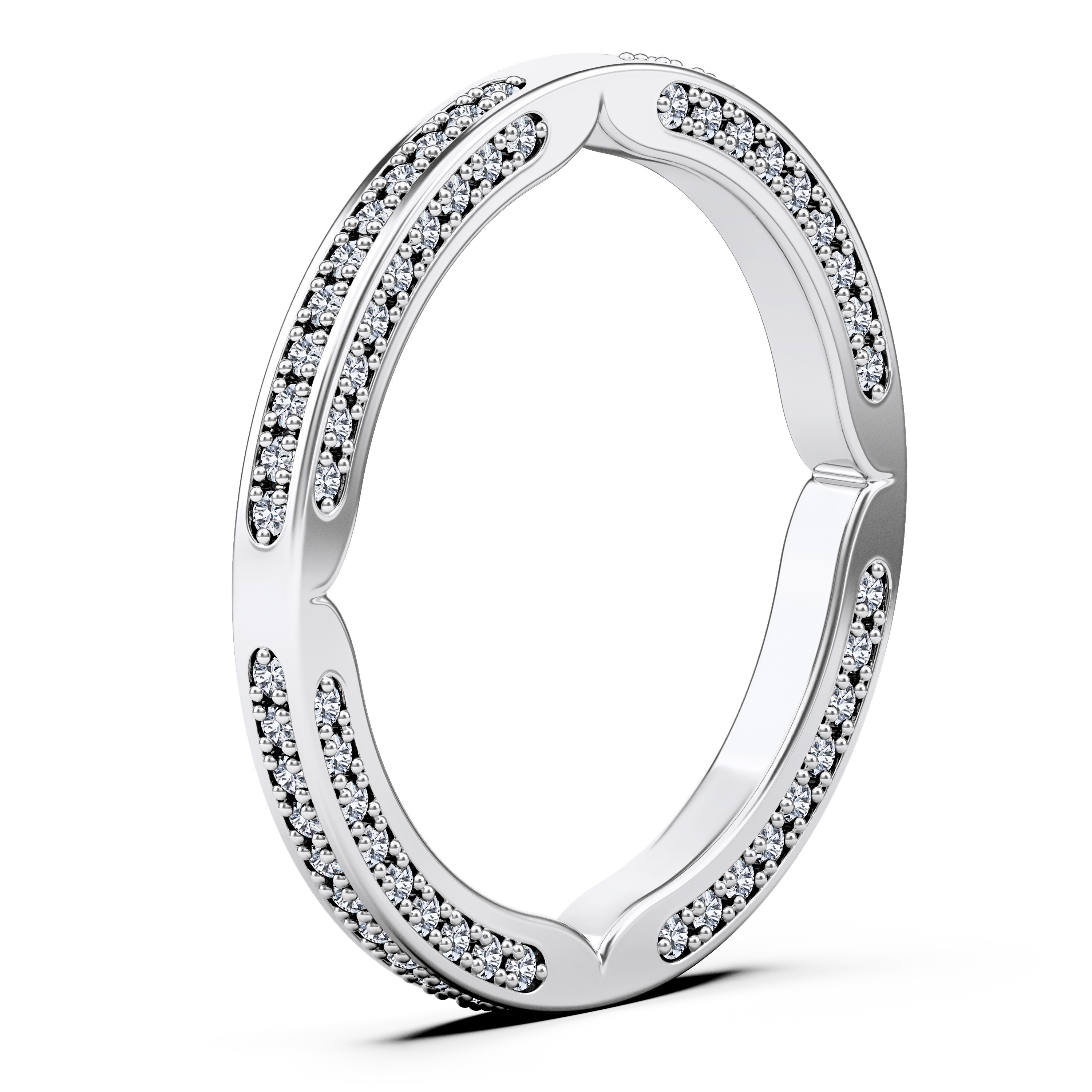 Euphoria Wedding Ring in Platinum Alternate shot 3
