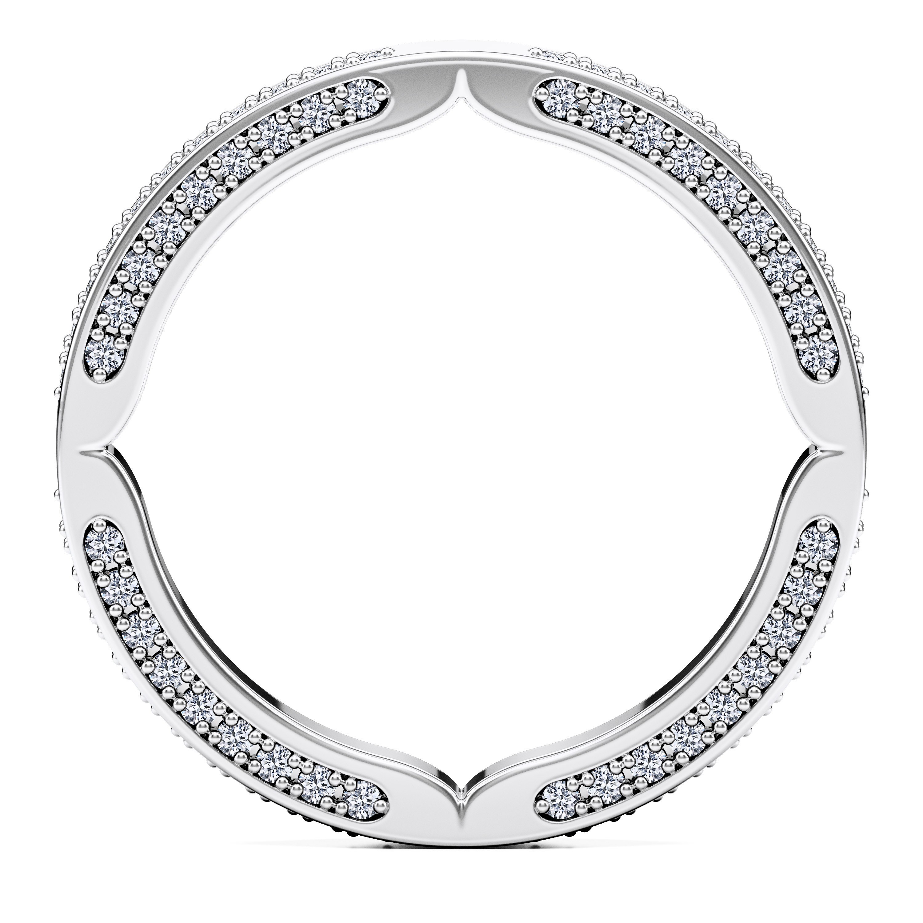 Euphoria Wedding Ring in Platinum Alternate shot 4