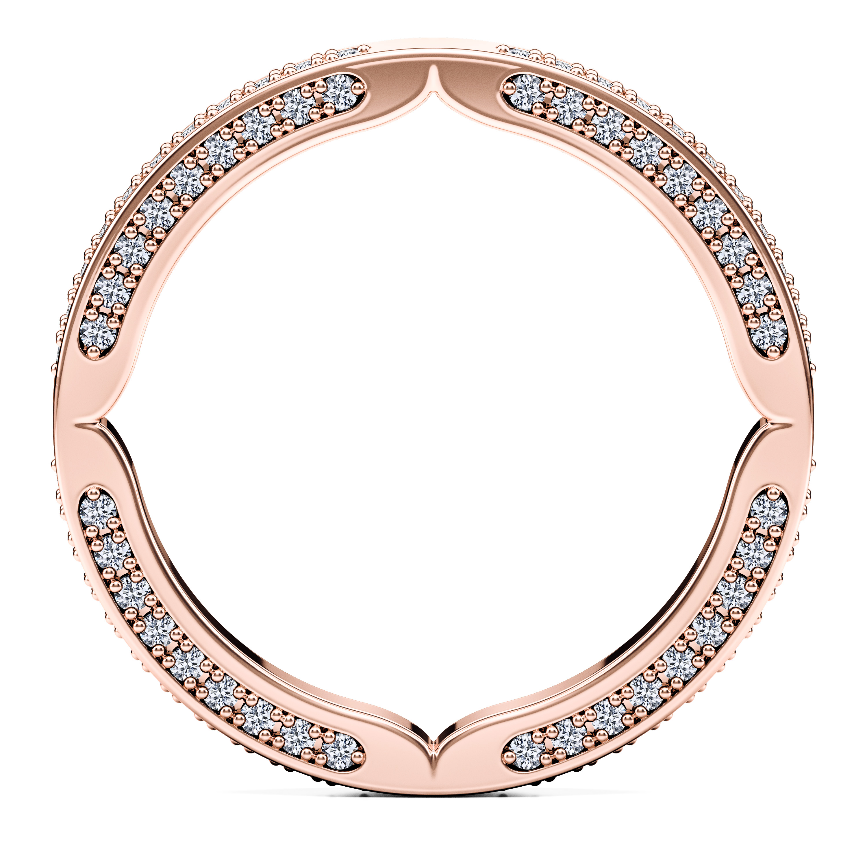 Euphoria Wedding Ring in 18ct Rose Gold Alternate shot 4