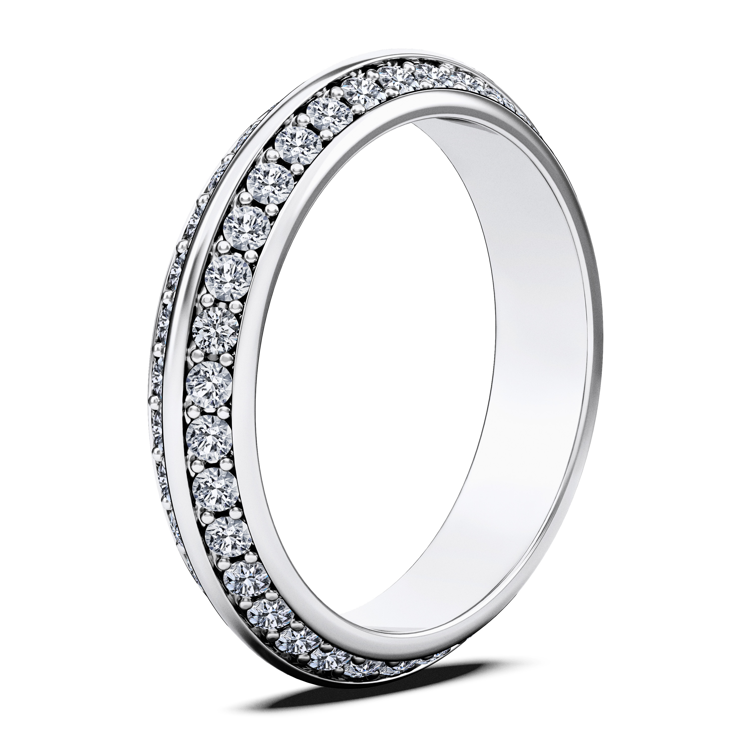 The Moon Ocean Wedding Ring in 18ct White Gold Alternate shot 3