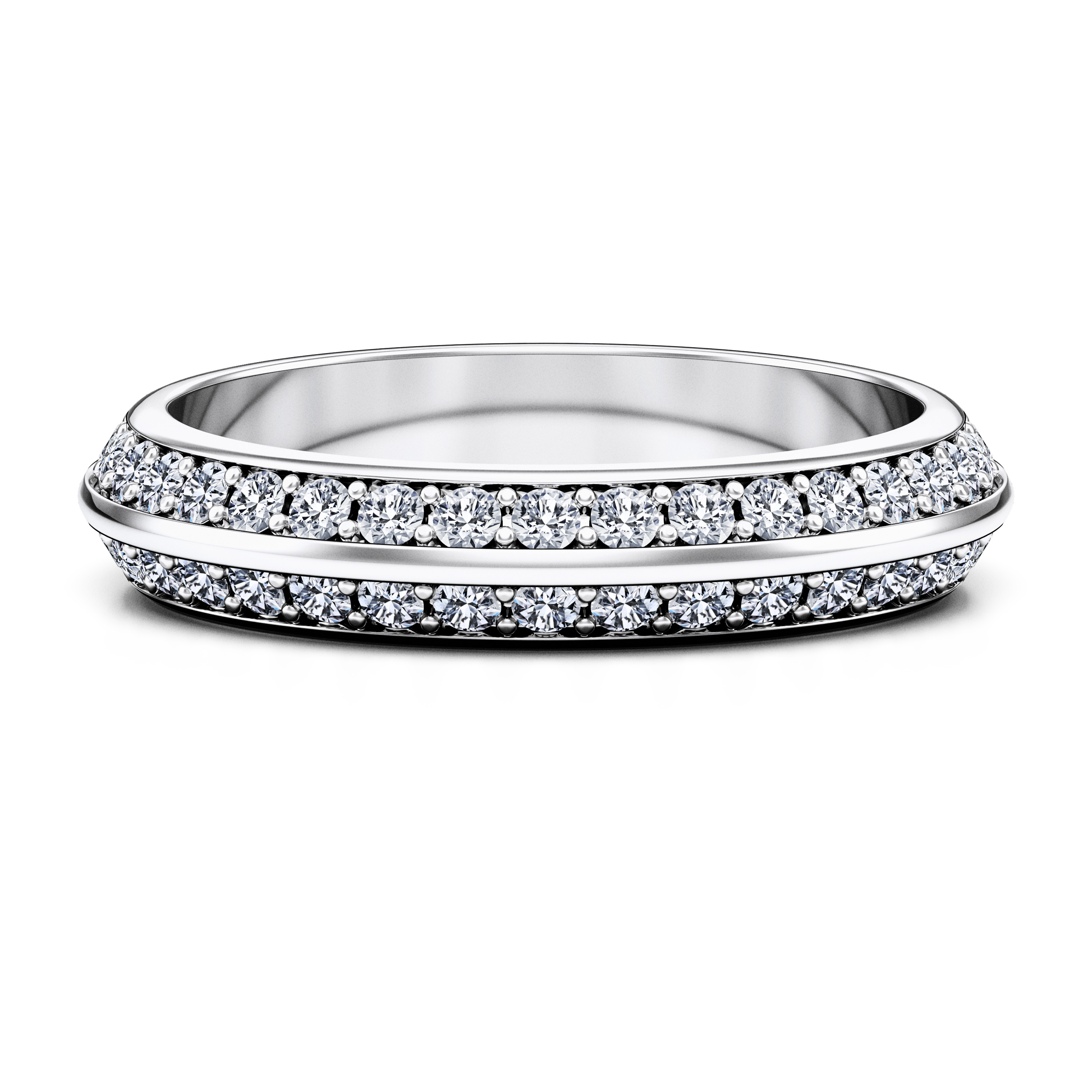 Diamonds, Platinum wedding ring The Moon Ocean Diamonds Ring