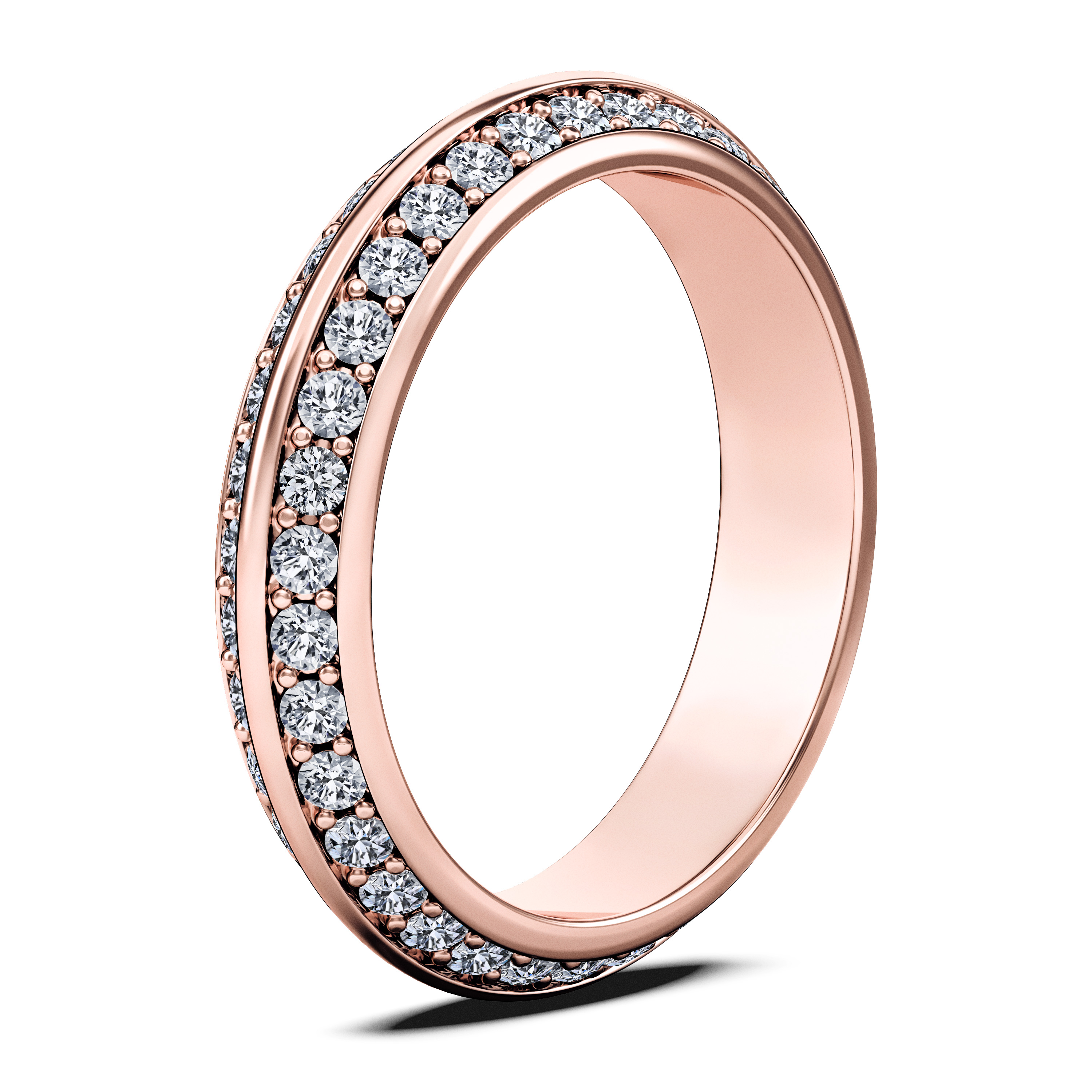 The Moon Ocean Wedding Ring in 18ct Rose Gold Alternate shot 3