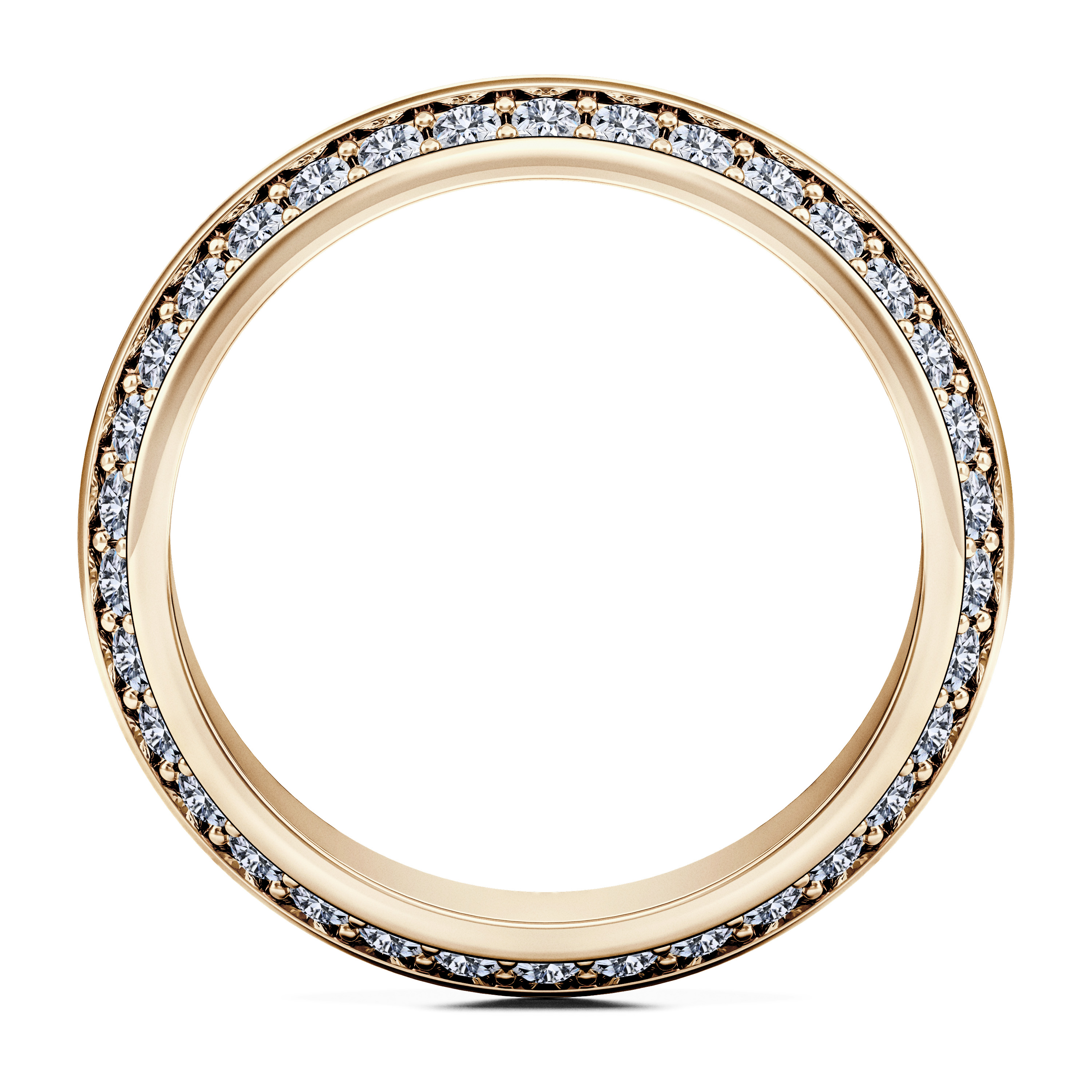 The Moon Ocean Wedding Ring in 18ct Yellow Gold Alternate shot 4