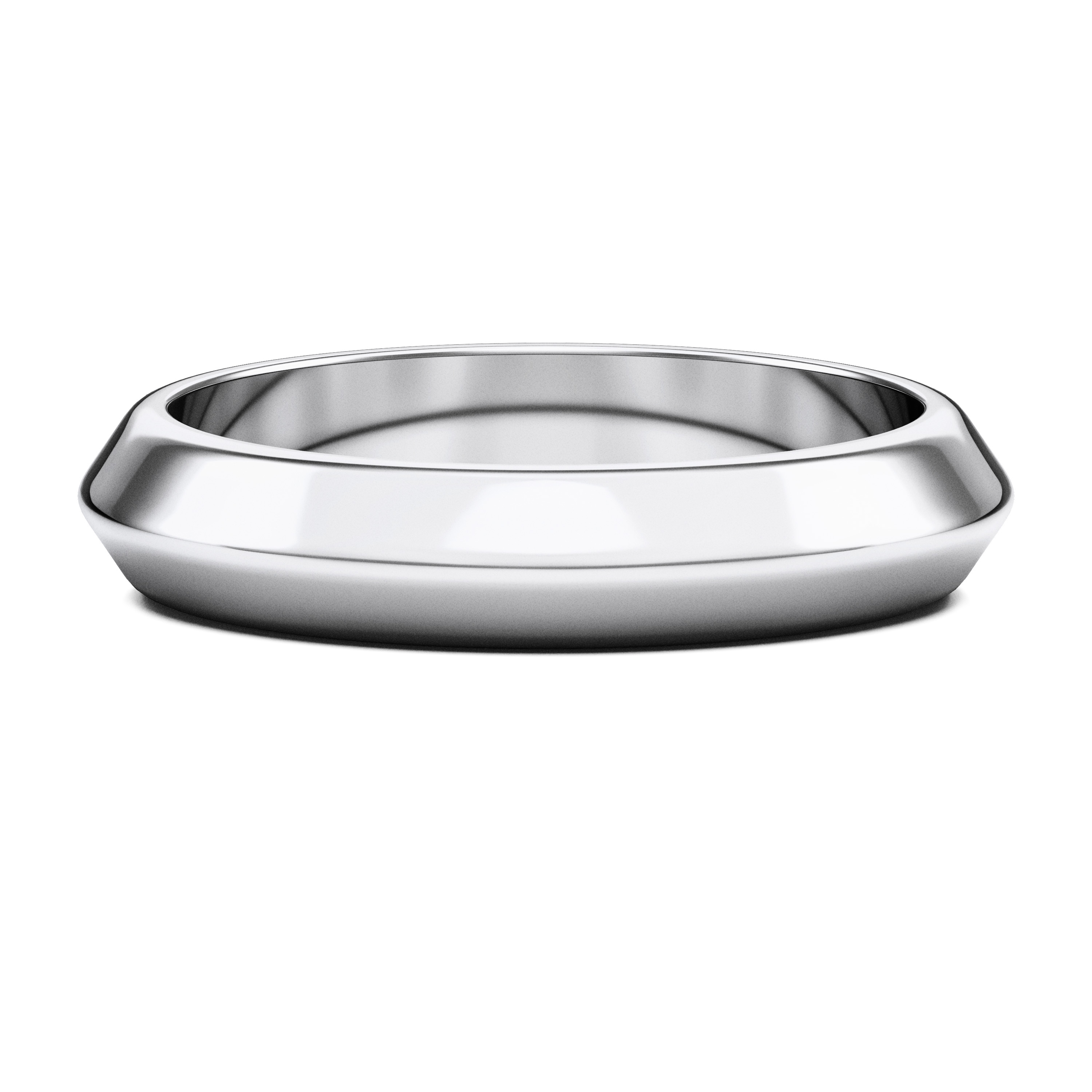 Plain, Platinum wedding ring The Moon Ocean Plain ring
