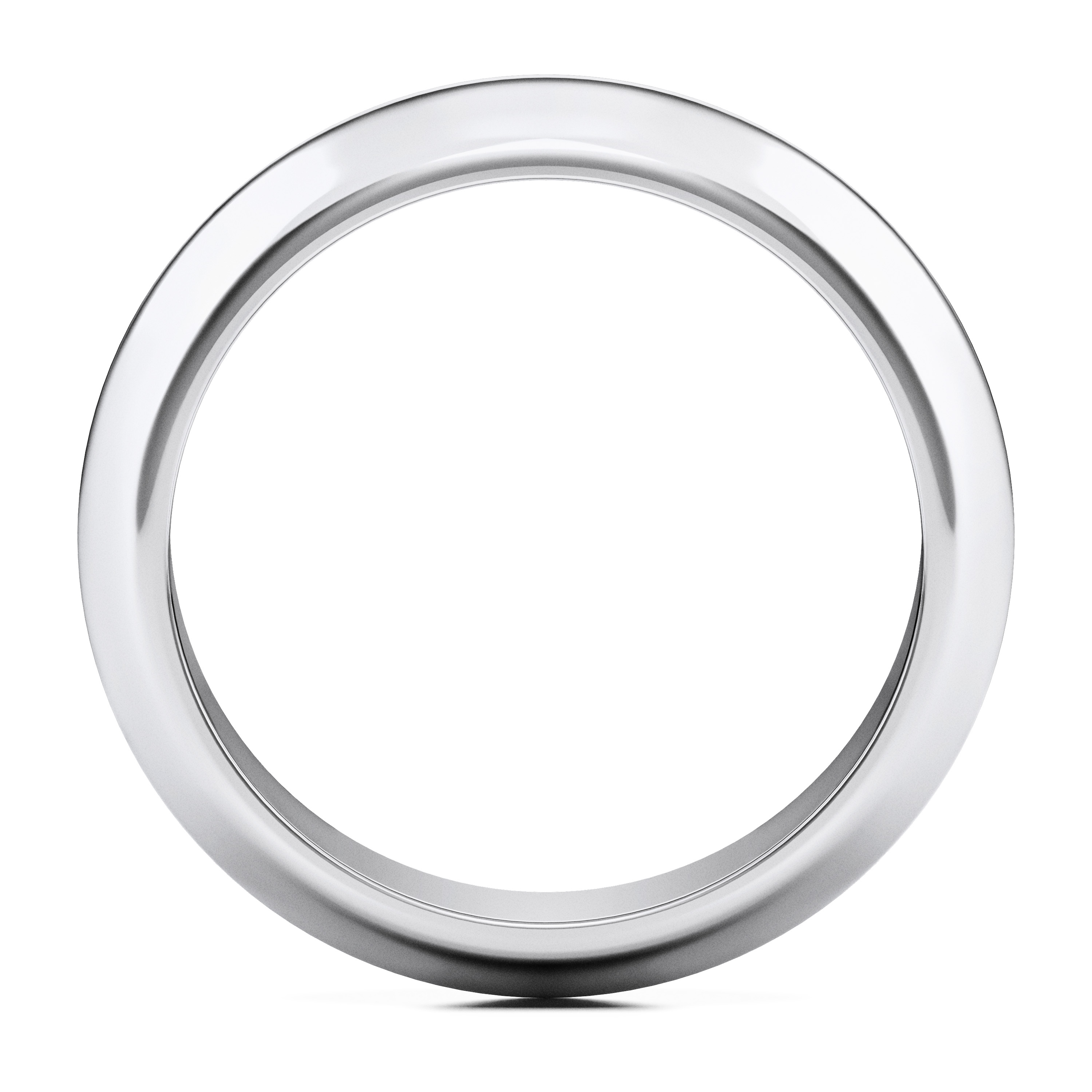The Moon Ocean Wedding Ring in Platinum Alternate shot 4