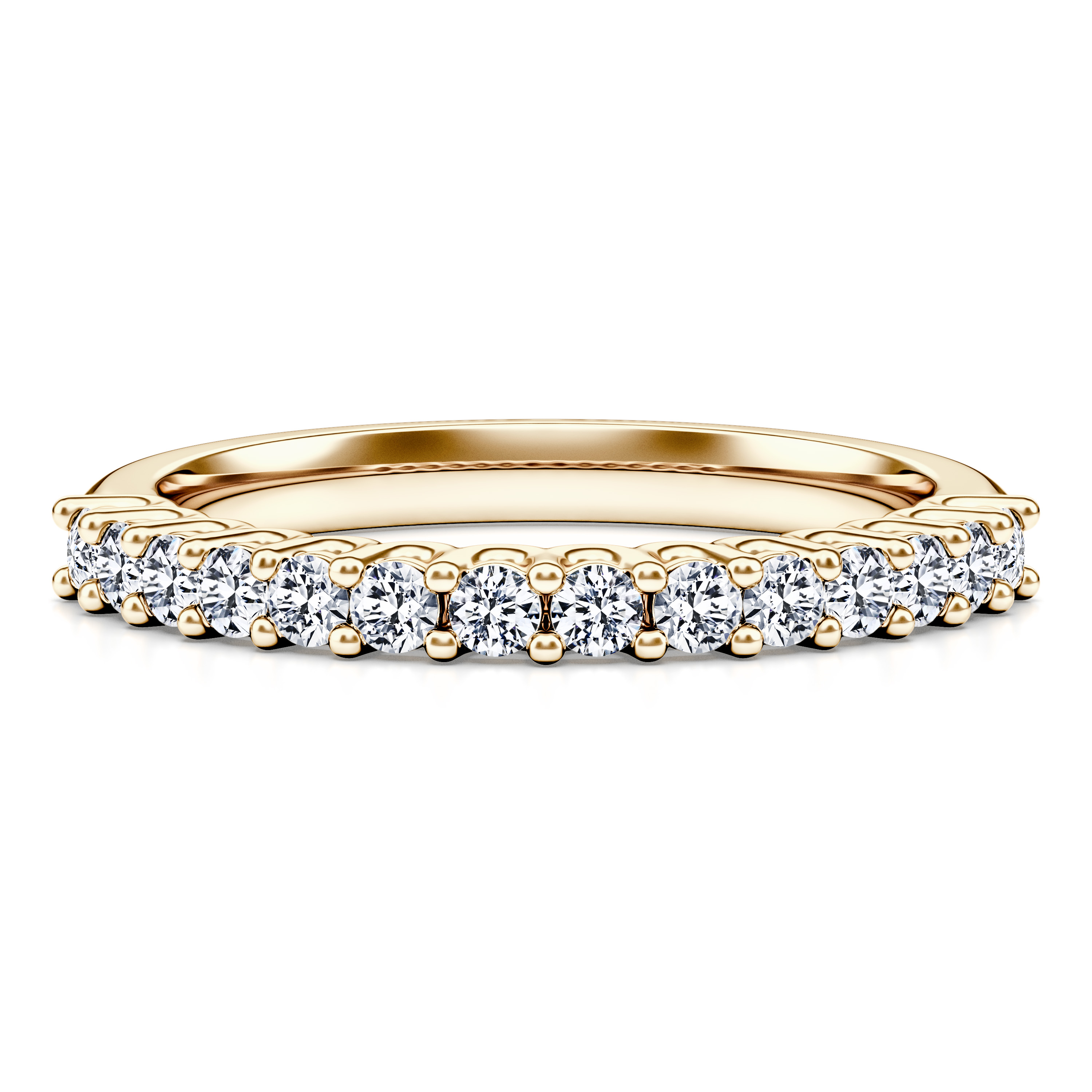 Diamonds, 18ct Yellow Gold wedding ring Bloom Diamonds Ring