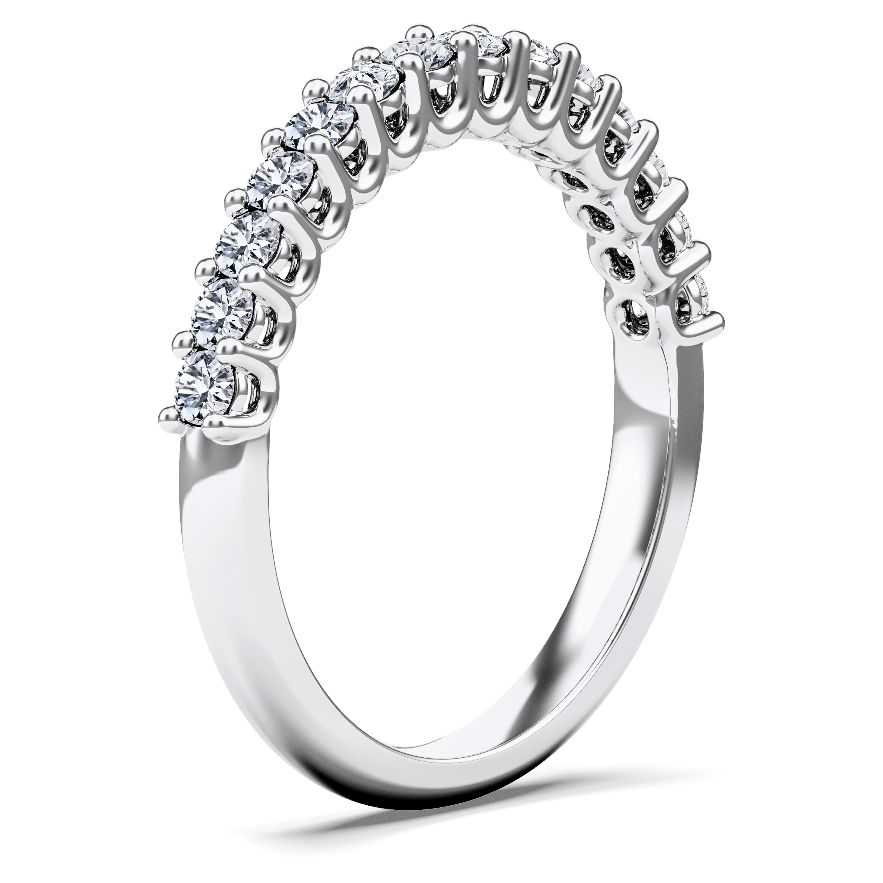 Bloom Wedding Ring in 18ct White Gold Alternate shot 3