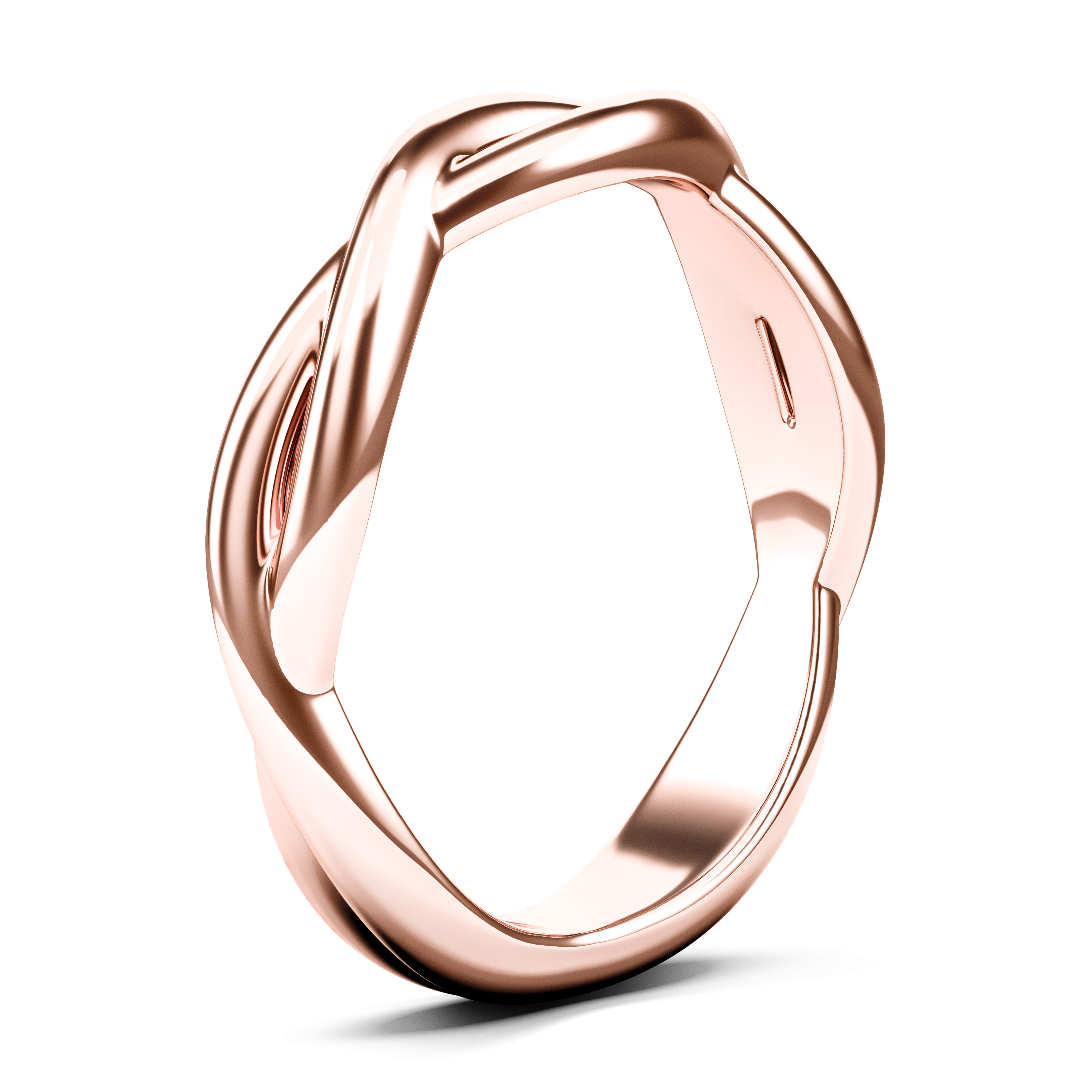 Etheral Wedding Ring in 18ct Rose Gold Alternate shot 3