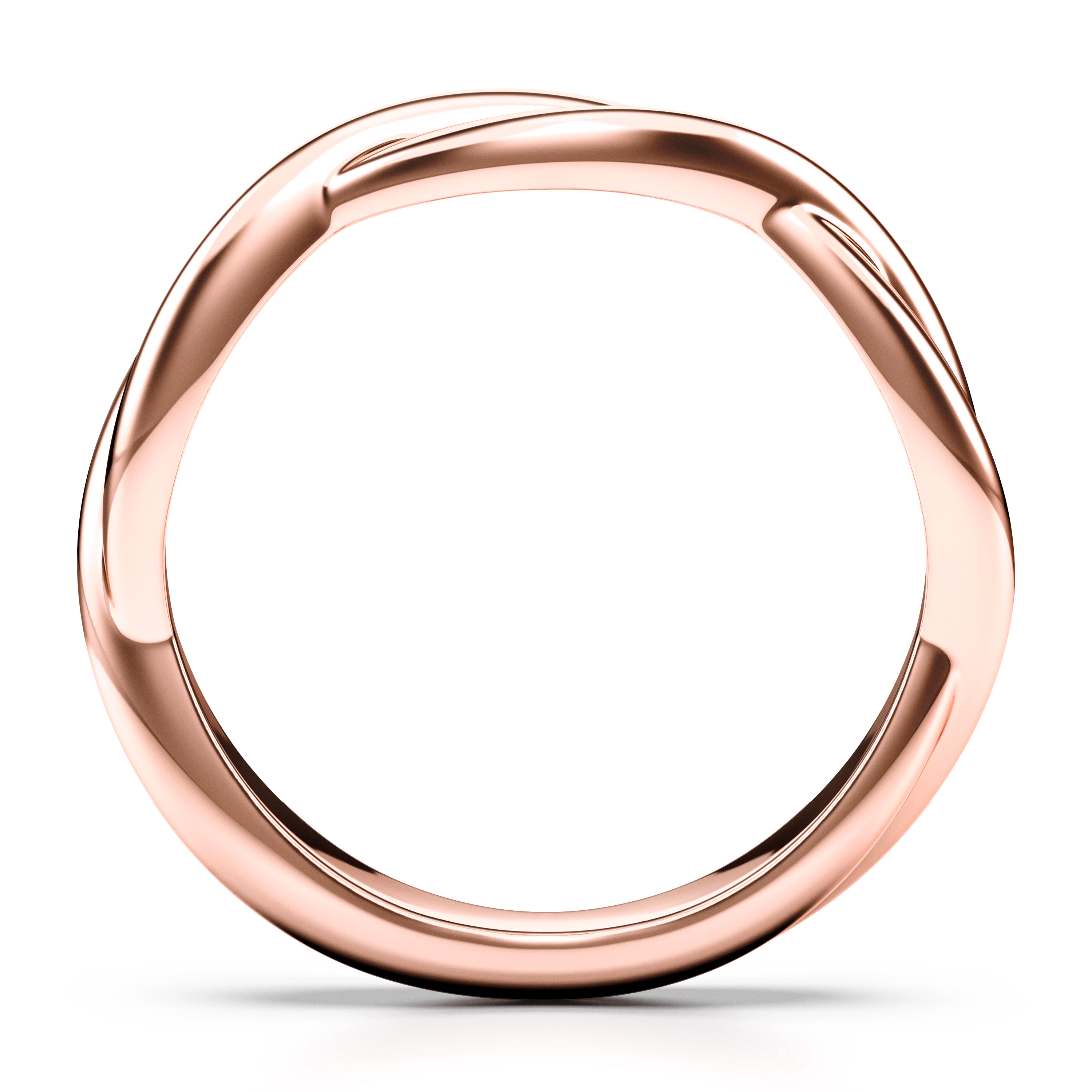 Etheral Wedding Ring in 18ct Rose Gold Alternate shot 4