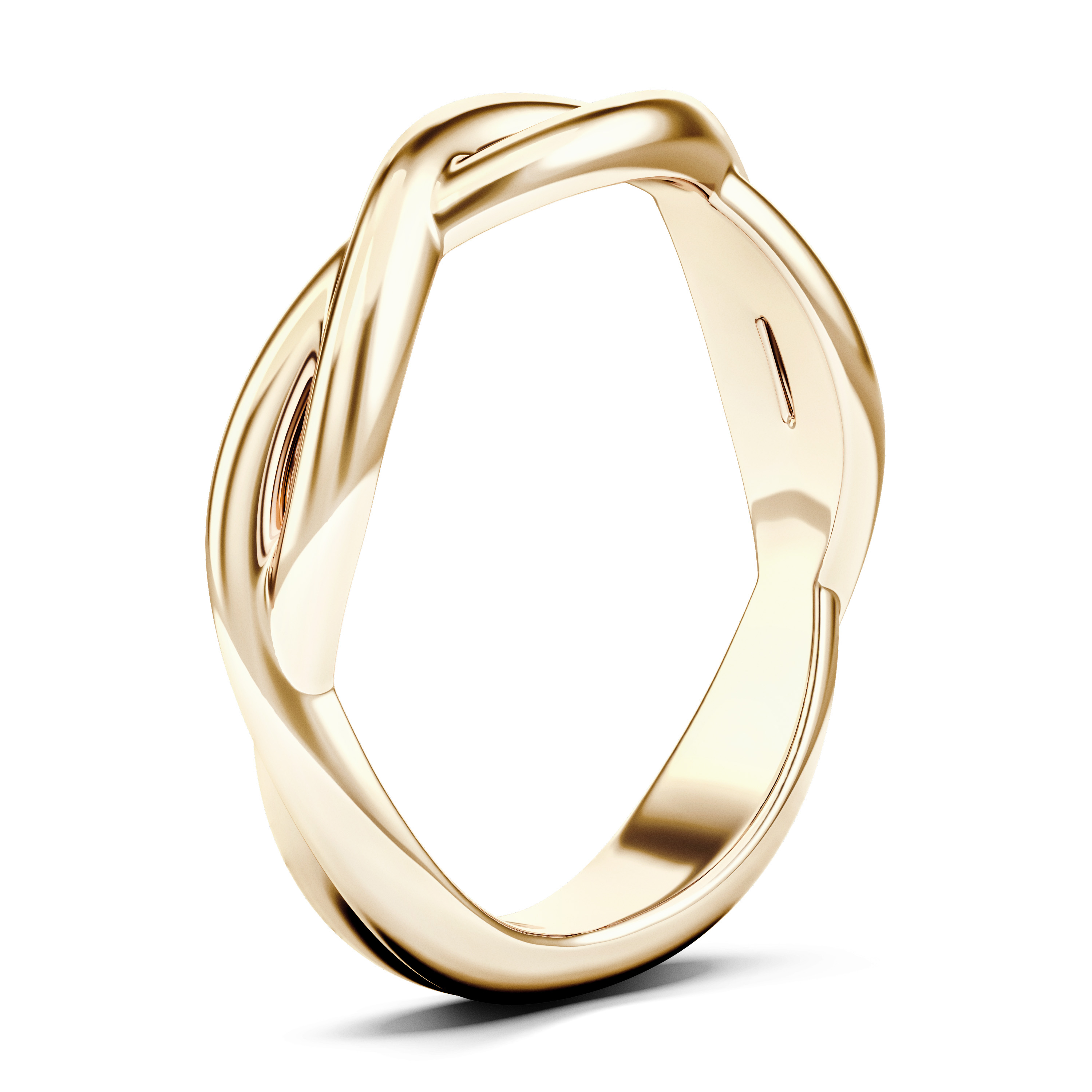 Etheral Wedding Ring in 18ct Yellow Gold Alternate shot 3