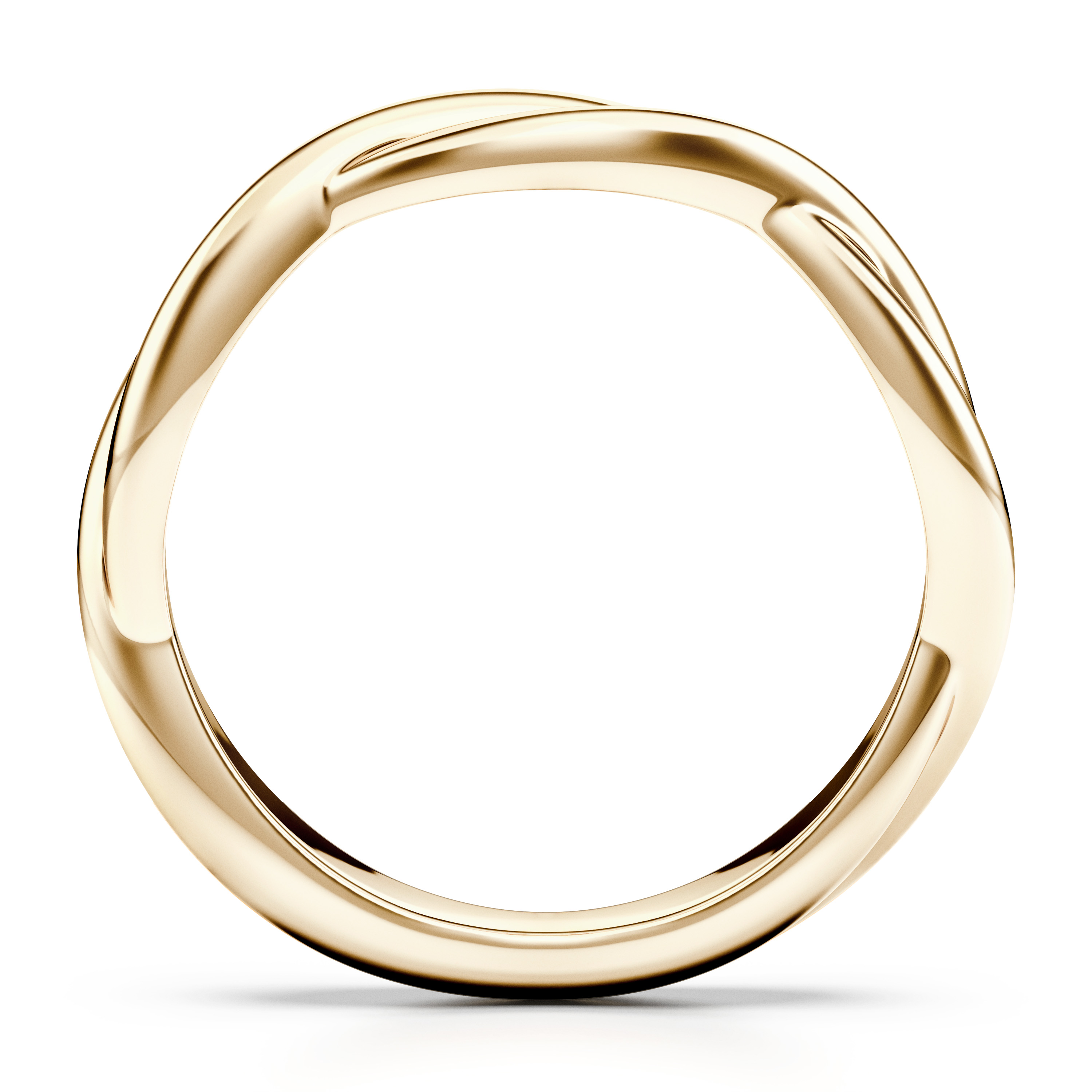 Etheral Wedding Ring in 18ct Yellow Gold Alternate shot 4