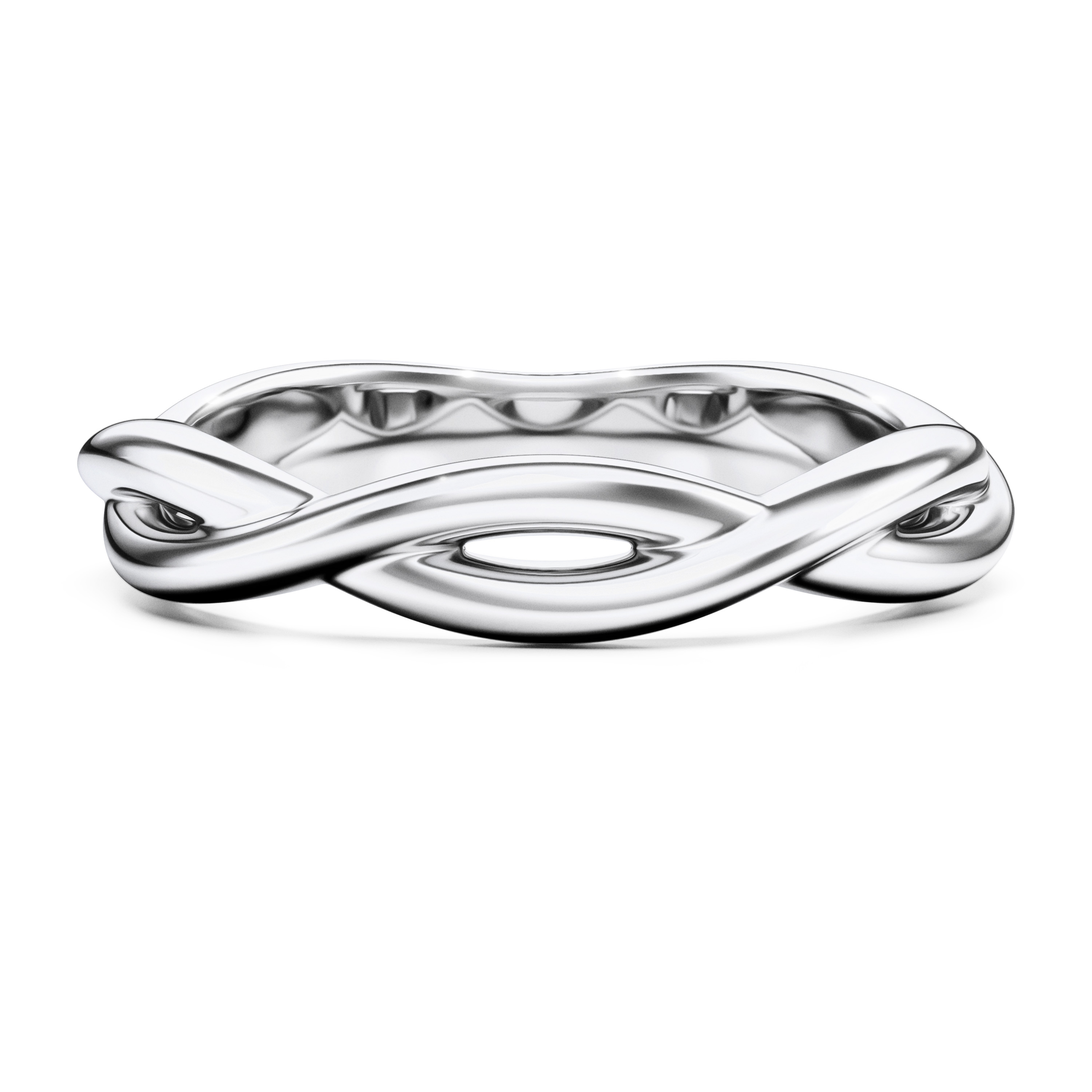 Plain, Platinum wedding ring Etheral Plain Ring