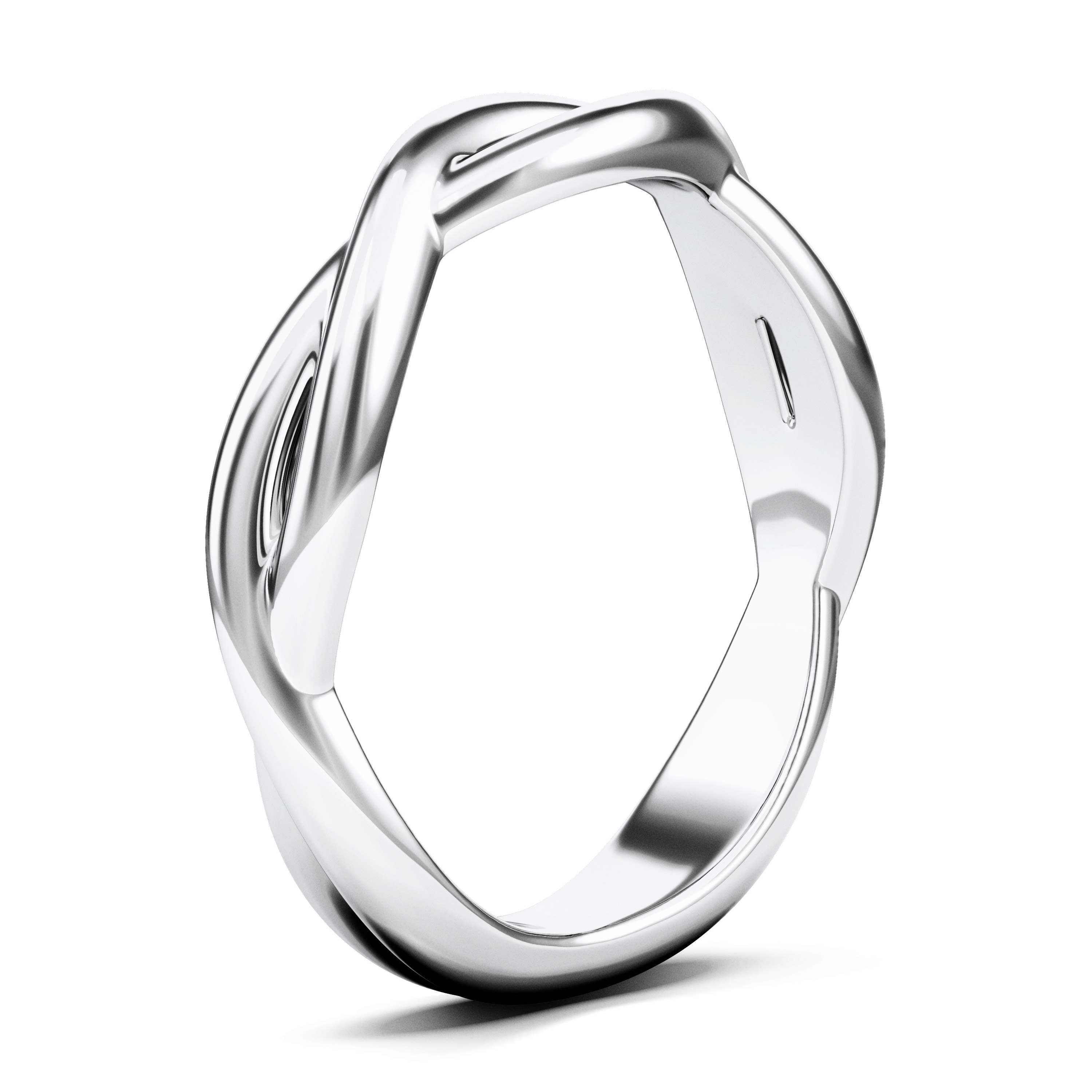 Etheral Wedding Ring in Platinum Alternate shot 3