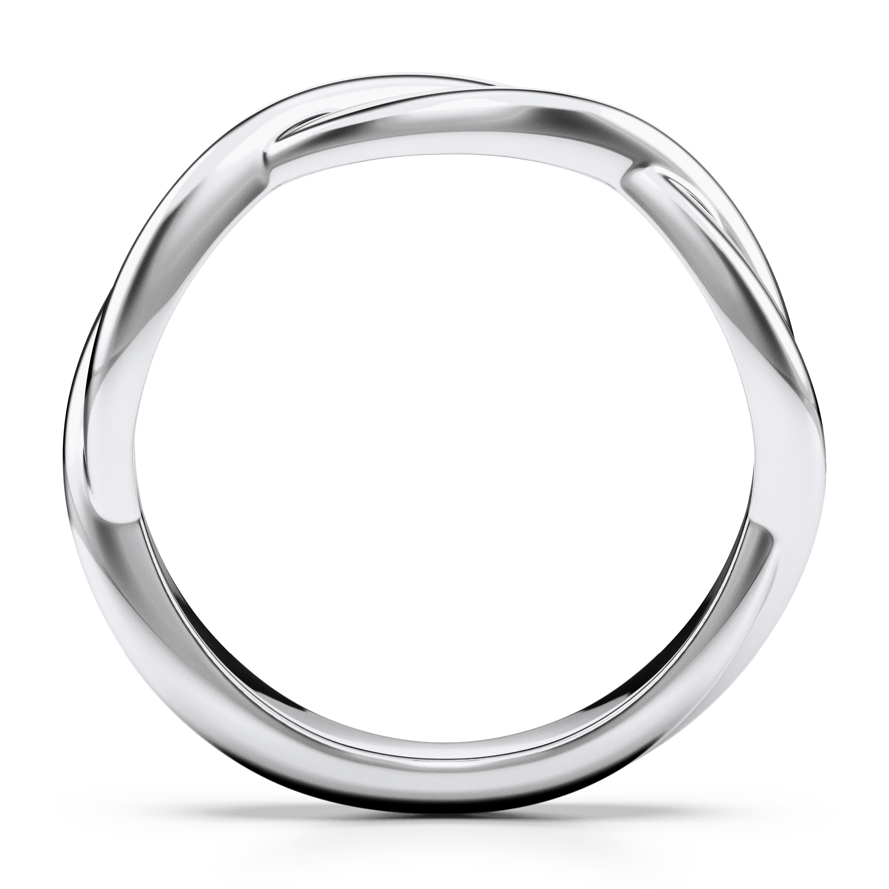 Etheral Wedding Ring in Platinum Alternate shot 4
