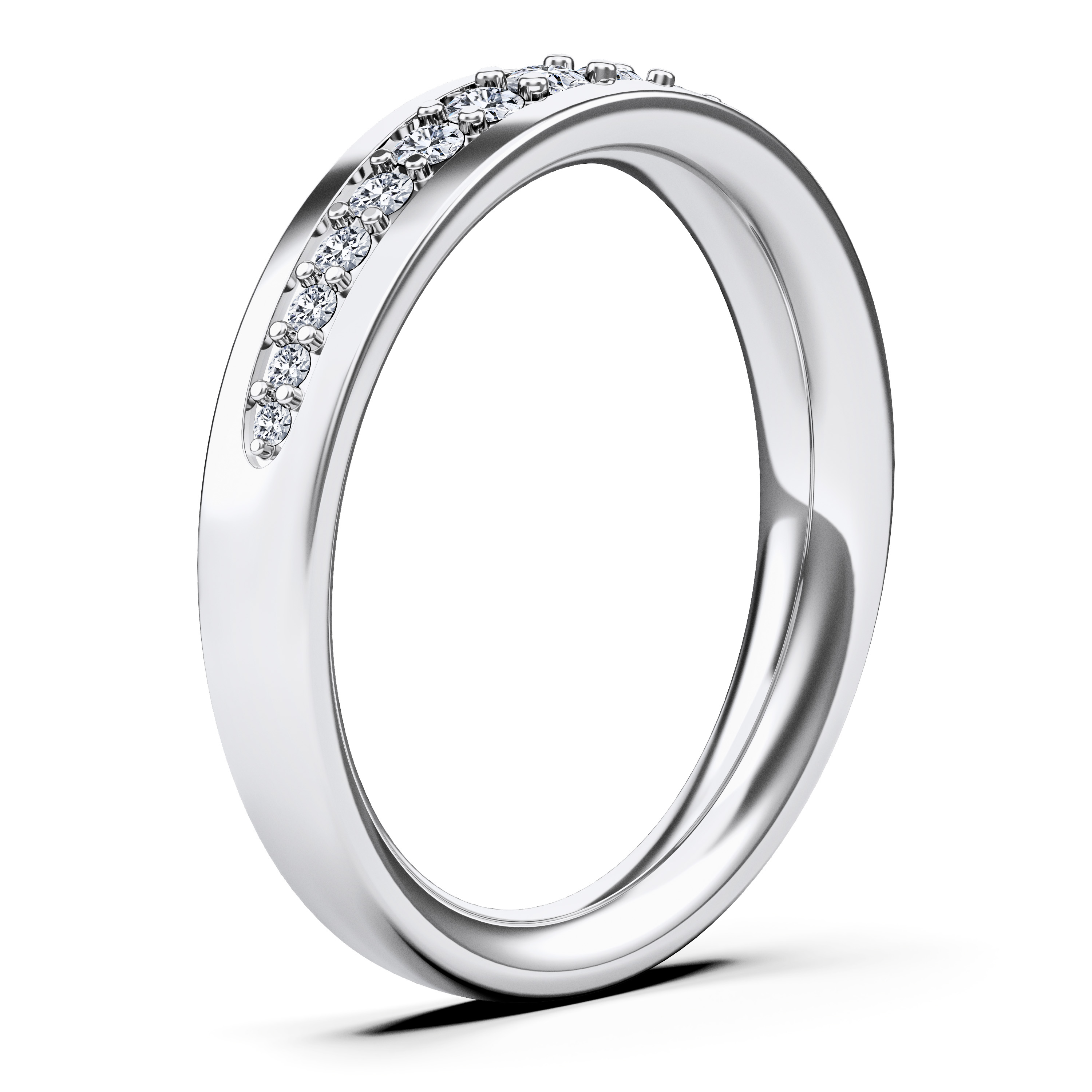 Spark Wedding Ring in 18ct White Gold Alternate shot 3