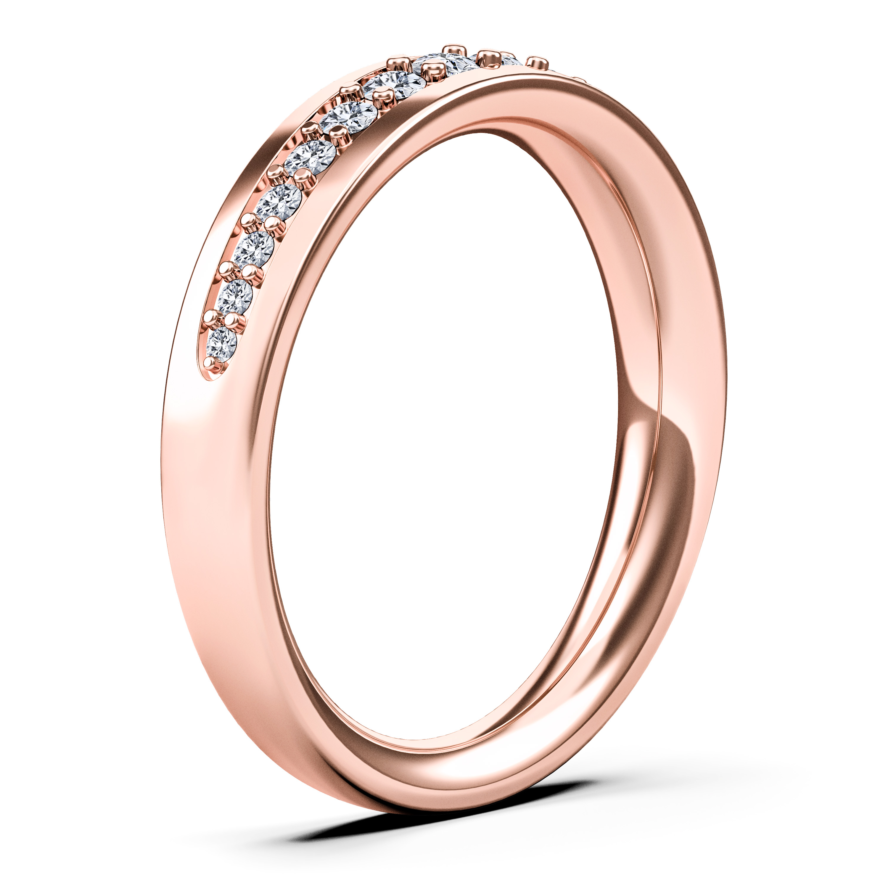 Spark Wedding Ring in 18ct Rose Gold Alternate shot 3