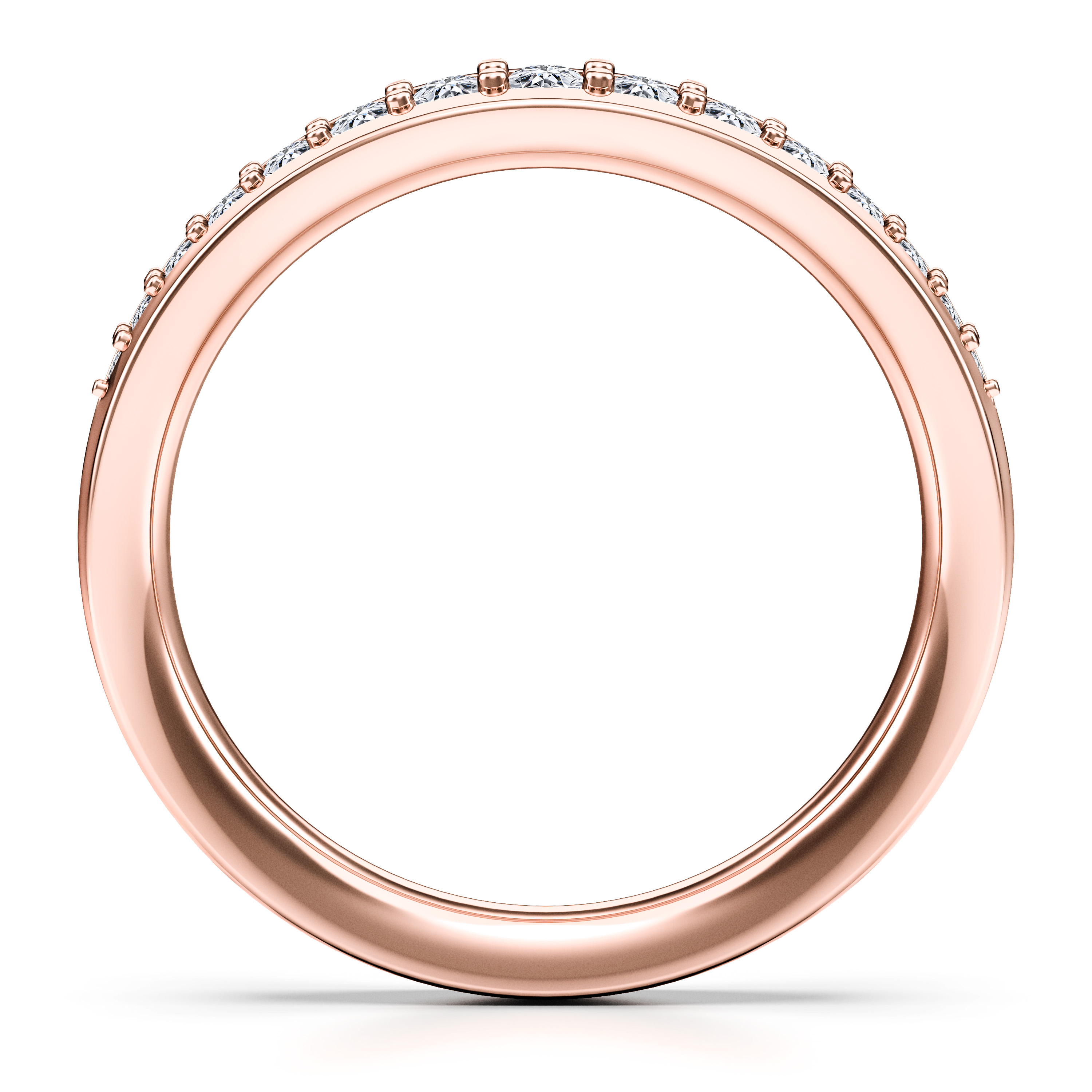 Spark Wedding Ring in 18ct Rose Gold Alternate shot 4