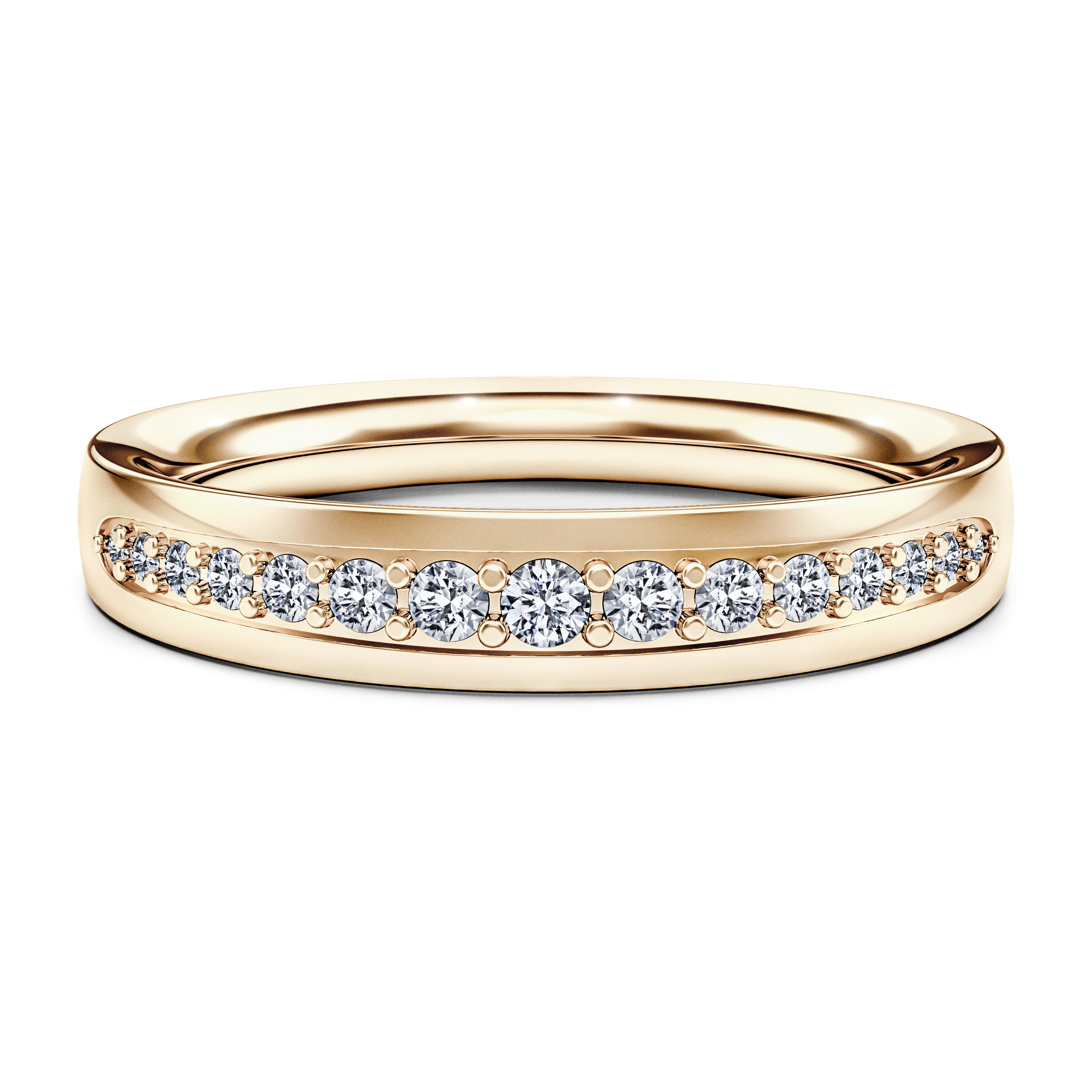 Diamonds, 18ct Yellow Gold wedding ring Spark Diamonds Ring