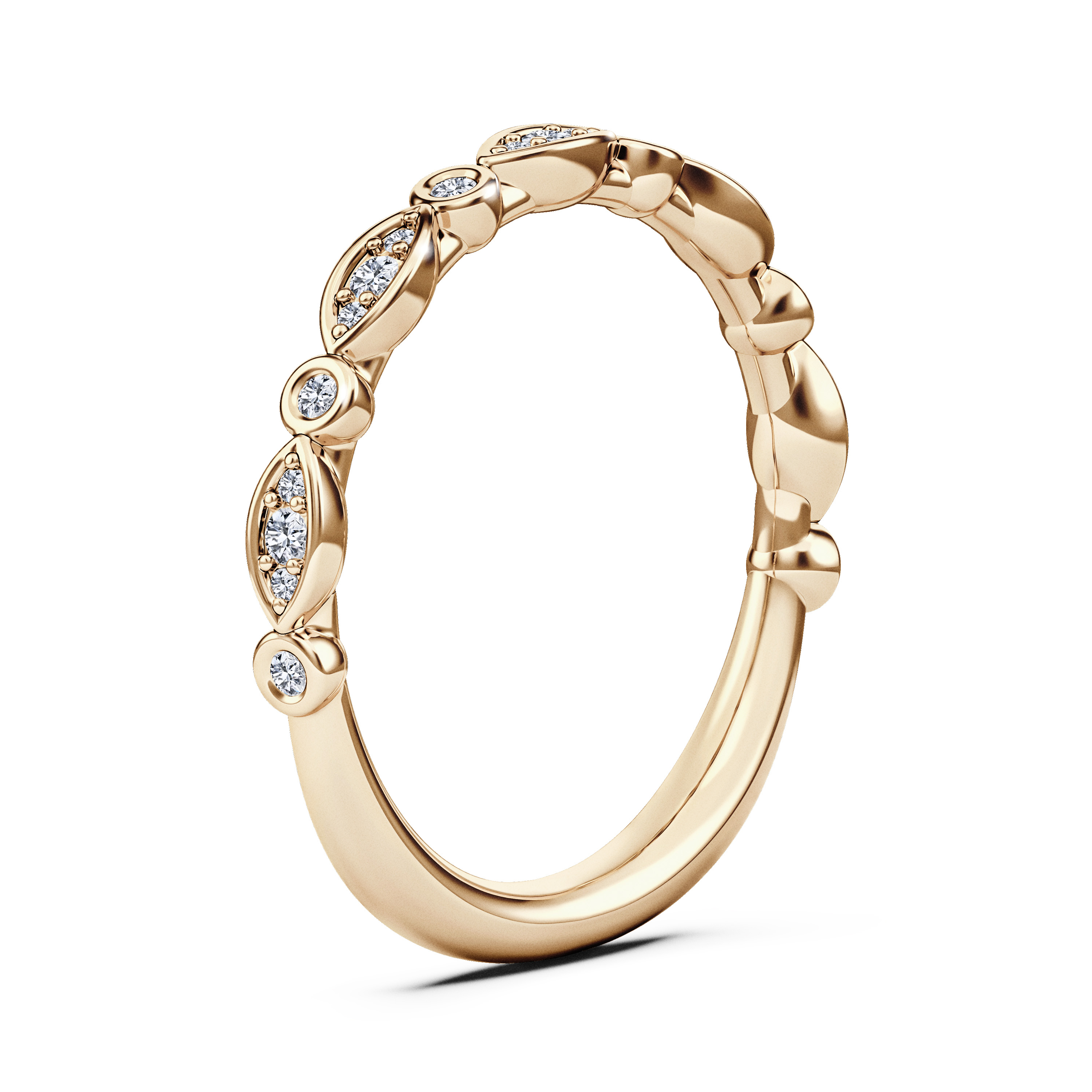 Pixie Wedding Ring in 18ct Yellow Gold Alternate shot 3