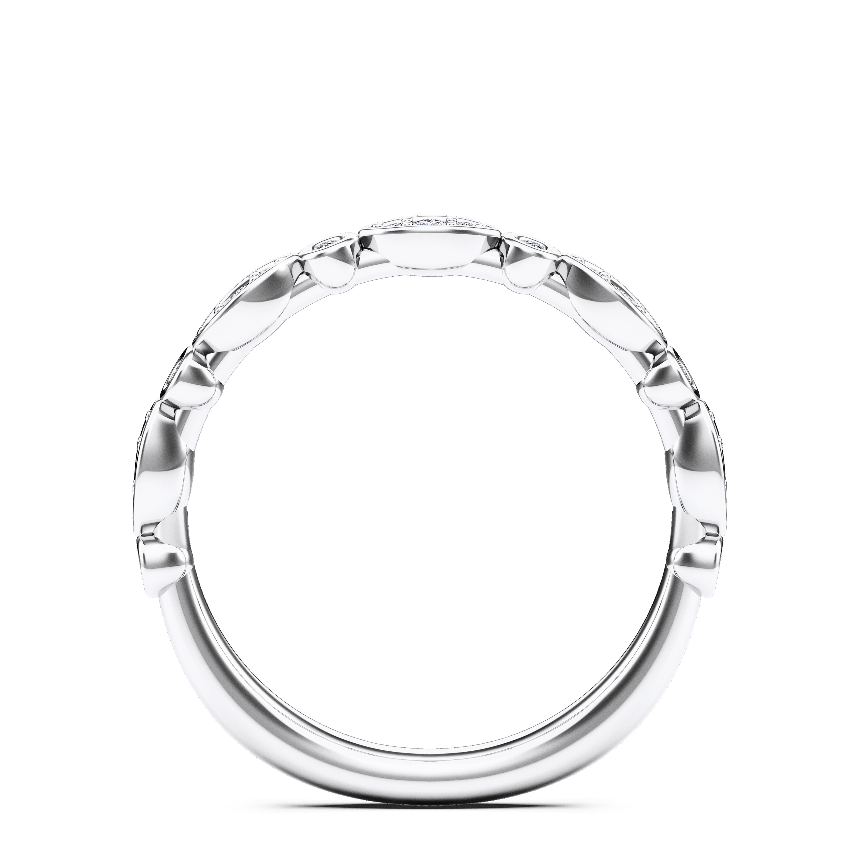 Pixie Wedding Ring in Platinum Alternate shot 4