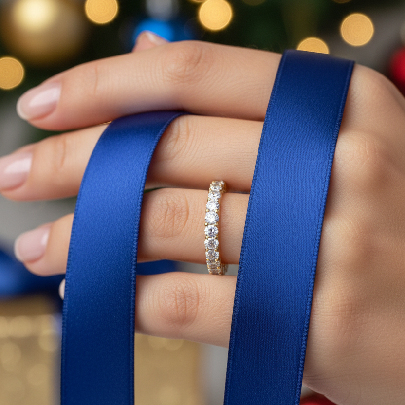 Blossom Wedding Ring in 18ct Yellow Gold Alternate shot 5