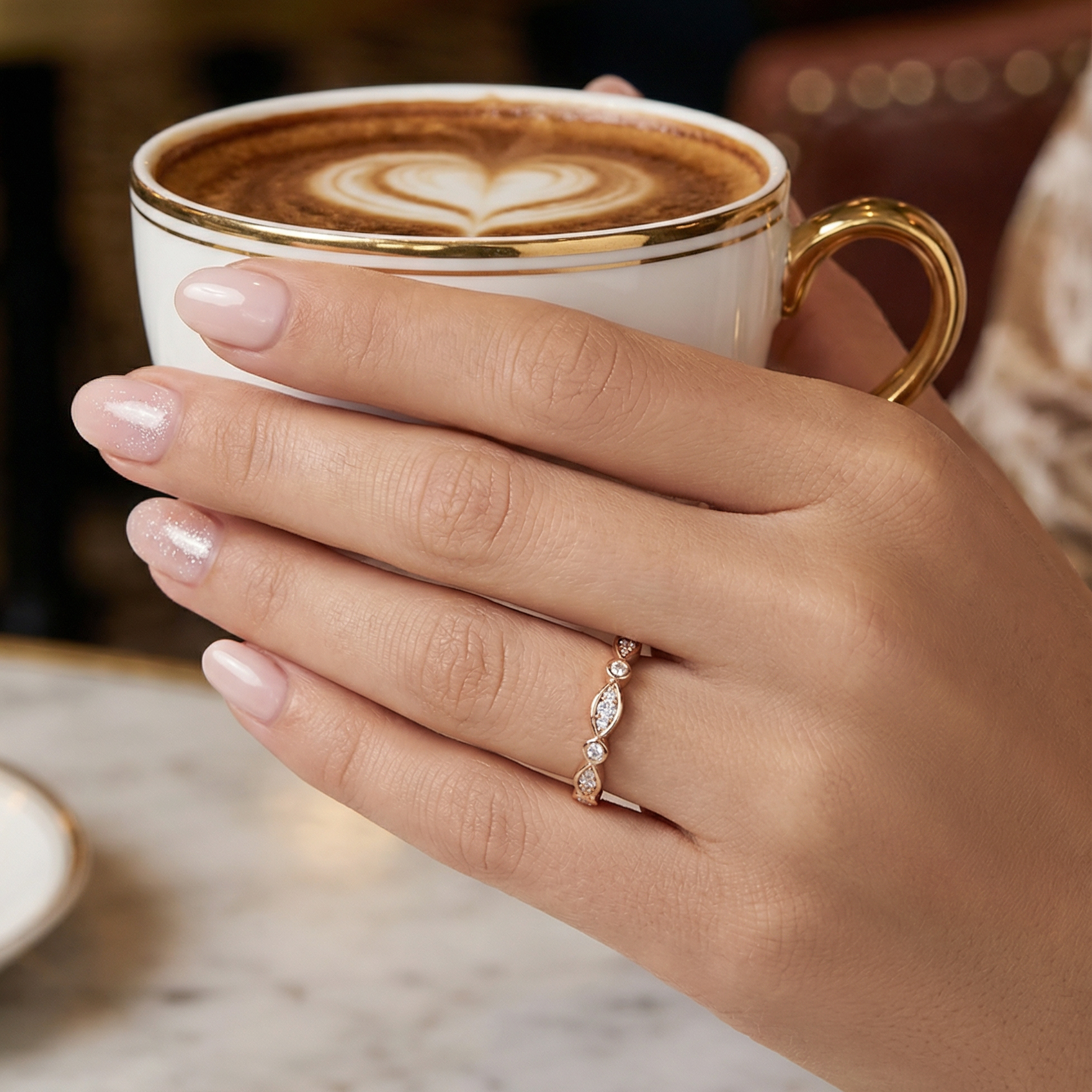 Pixie Wedding Ring in 18ct Yellow Gold Alternate shot 5