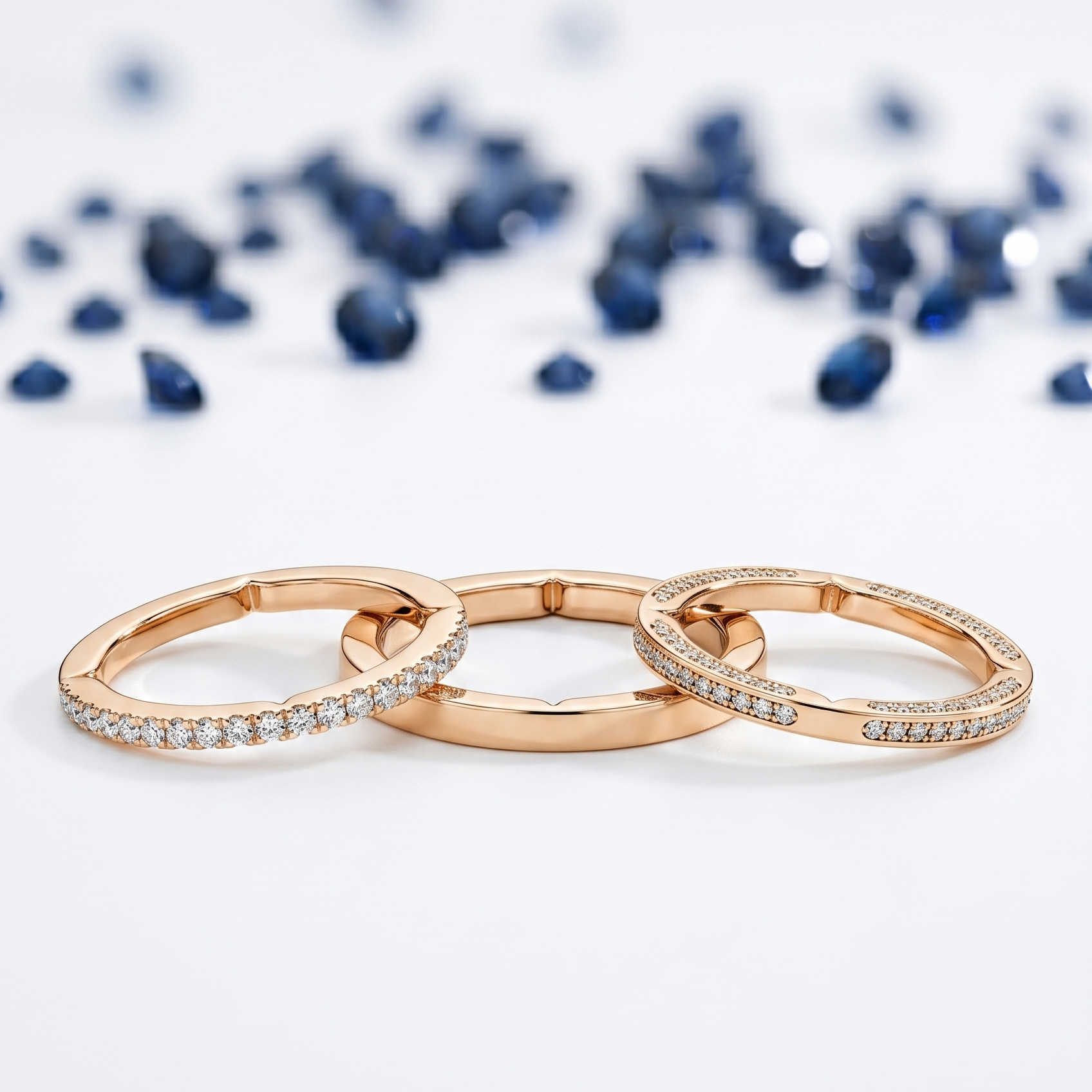 Euphoria Wedding Ring in 18ct Rose Gold Alternate shot 6