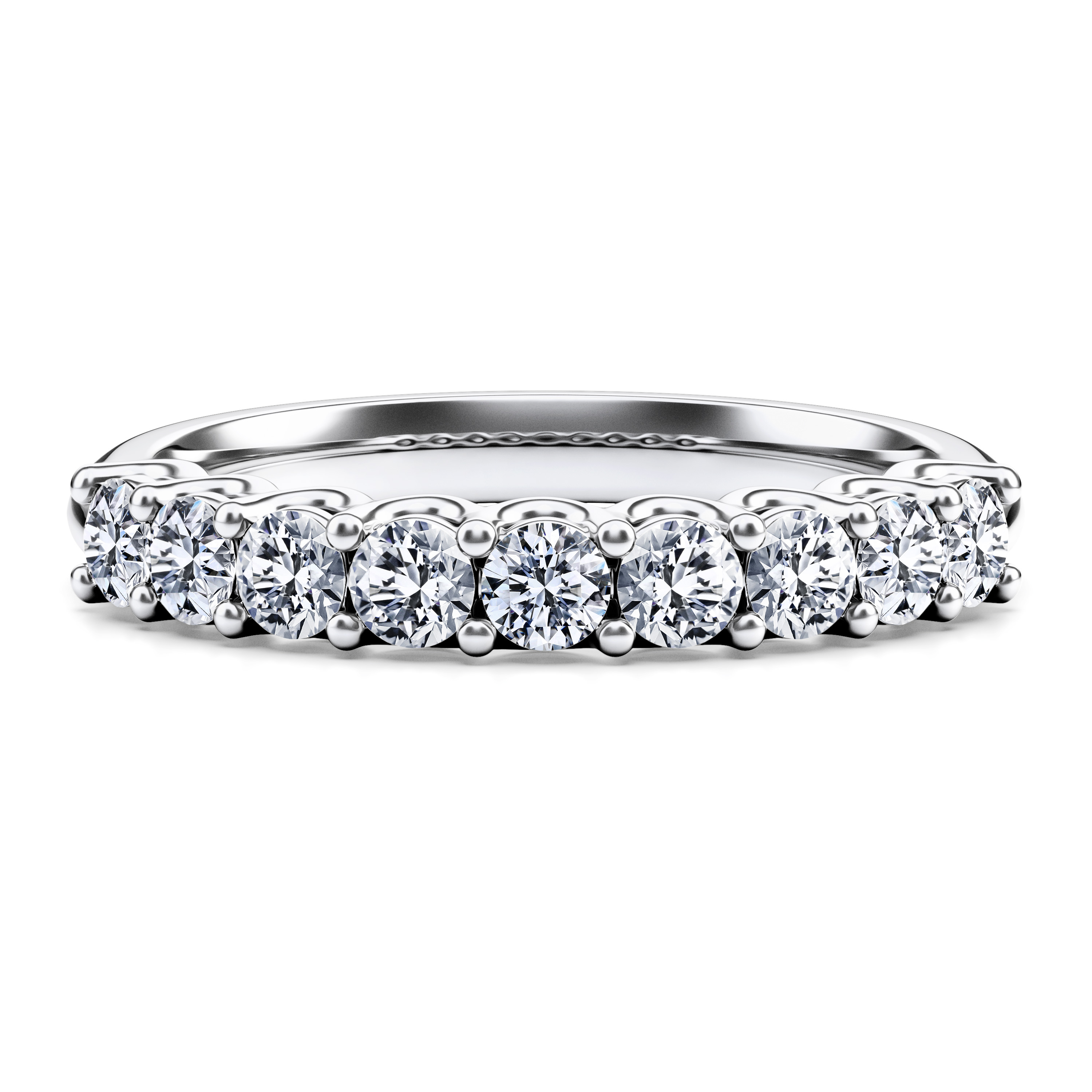 Diamonds, 18ct White Gold wedding ring Blossom Diamonds Ring