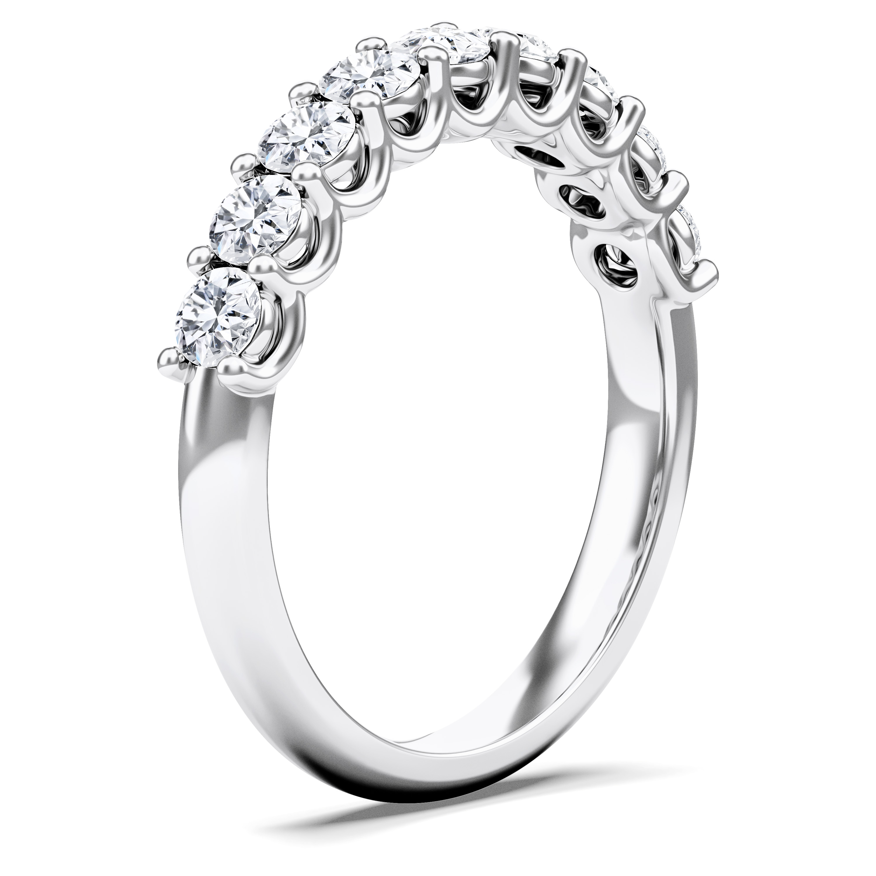 Blossom Wedding Ring in 18ct White Gold Alternate shot 3