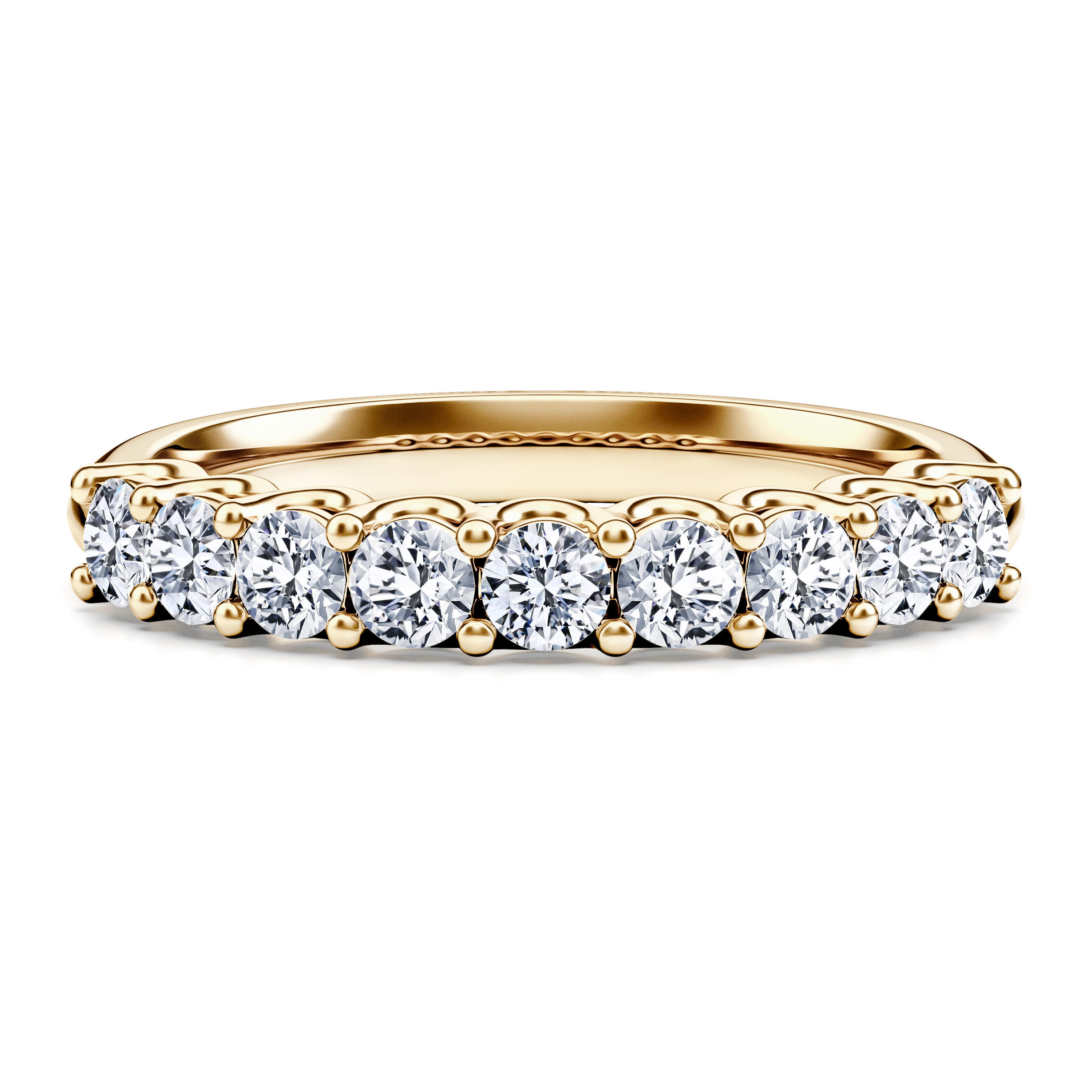 Diamonds, 18ct Yellow Gold wedding ring Blossom Diamonds Ring